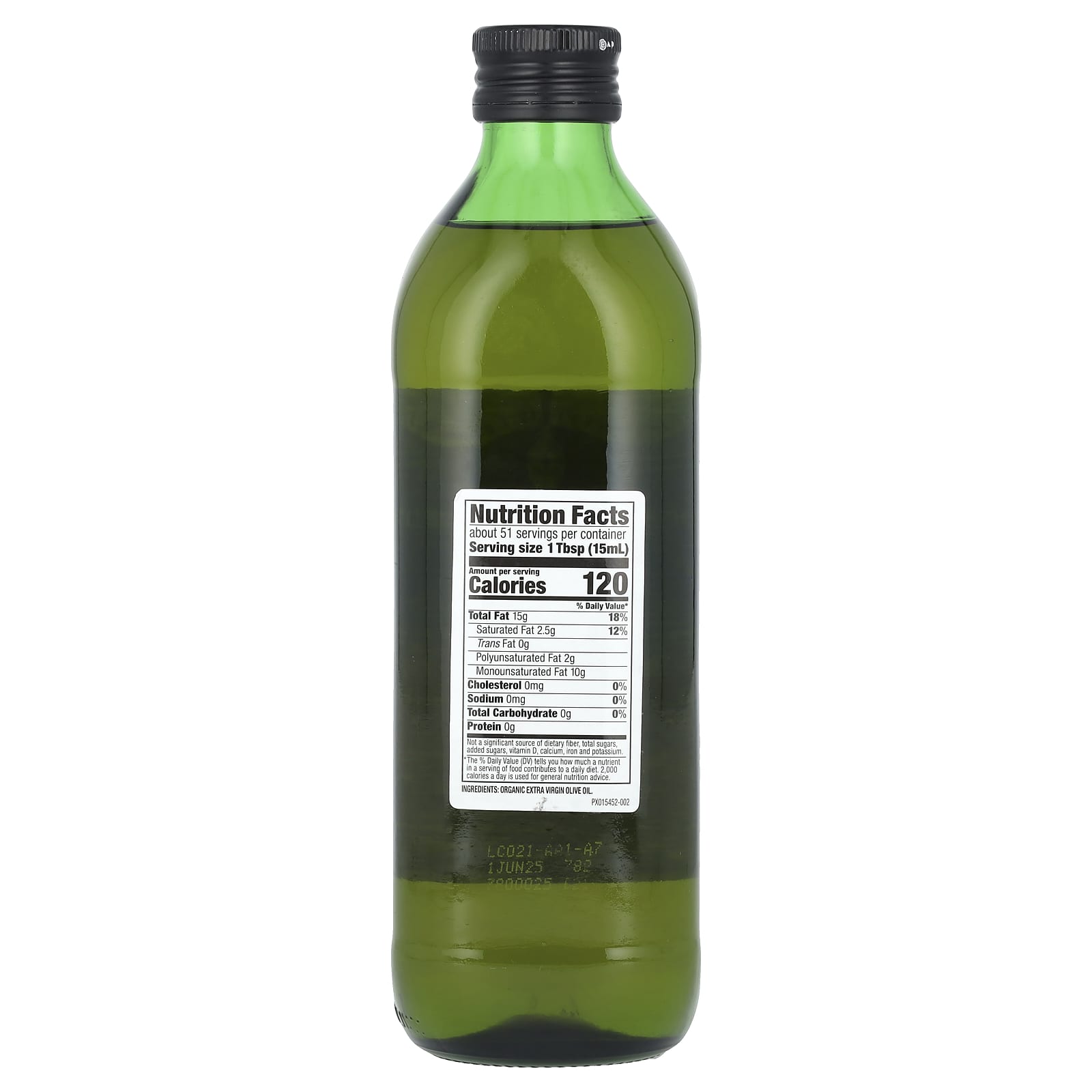 Spectrum Culinary, Organic Extra Virgin Olive Oil, Cold Extracted, 25.4 fl oz (750 ml) - Image 2