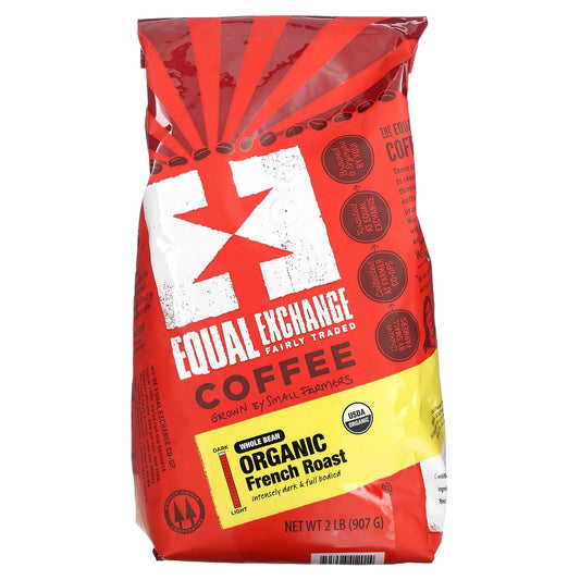 Rich & Smooth French Roast Coffee, Organic, 2 lb Bag - Image 1