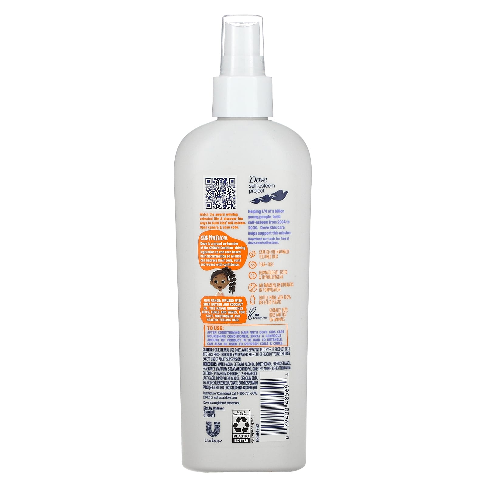 Dove 2-in-1 Detangler &amp; Refresher Spray for Coils, Curls &amp; Waves 8 fl oz - Image 2