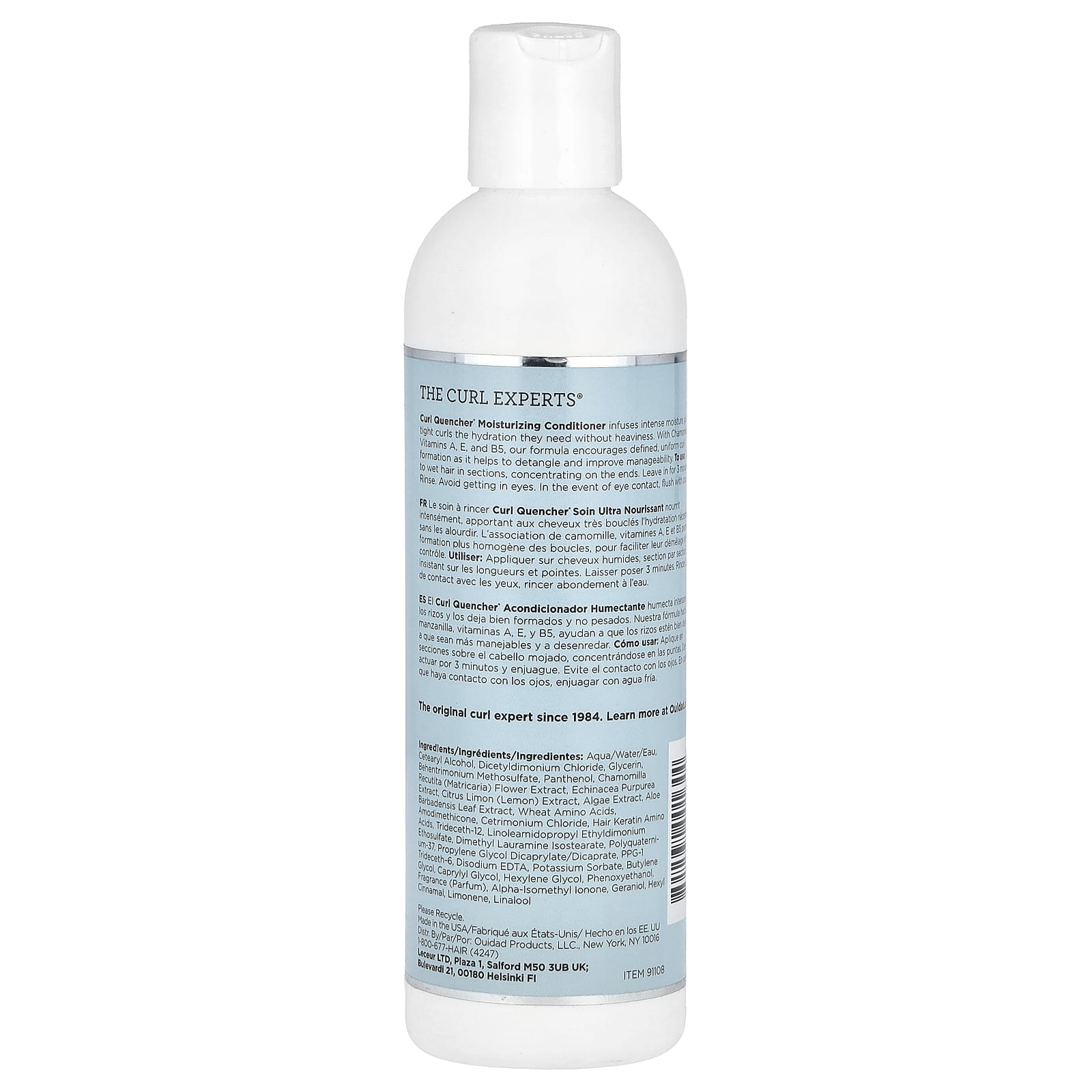 Ouidad, Curl Quencher®, Moisturizing Conditioner, Tight Curls, 8.5 fl oz (250 ml) - Image 2