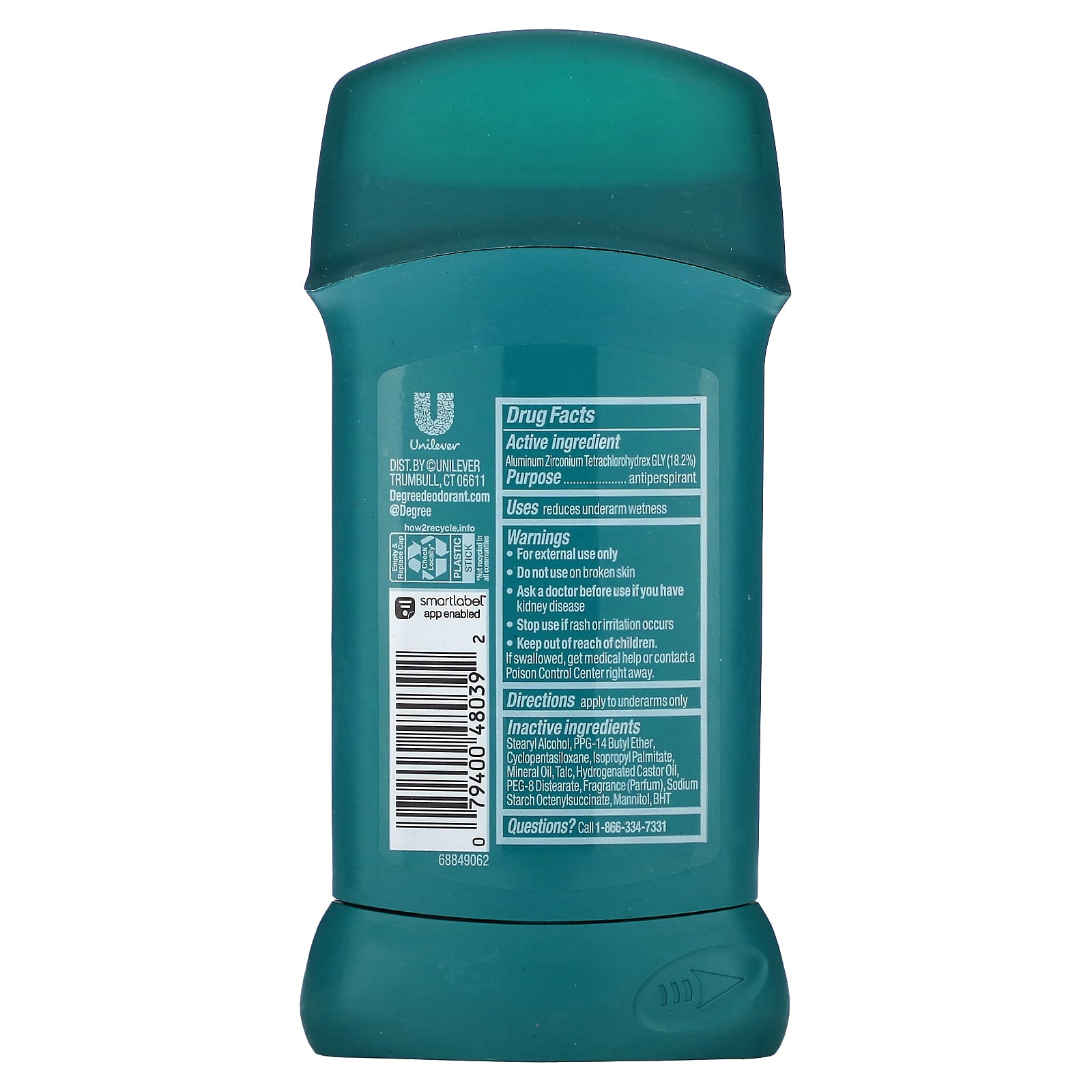 Degree 48-Hour Antiperspirant Deodorant for Men - Wild Woods, 2.7 oz - Image 2