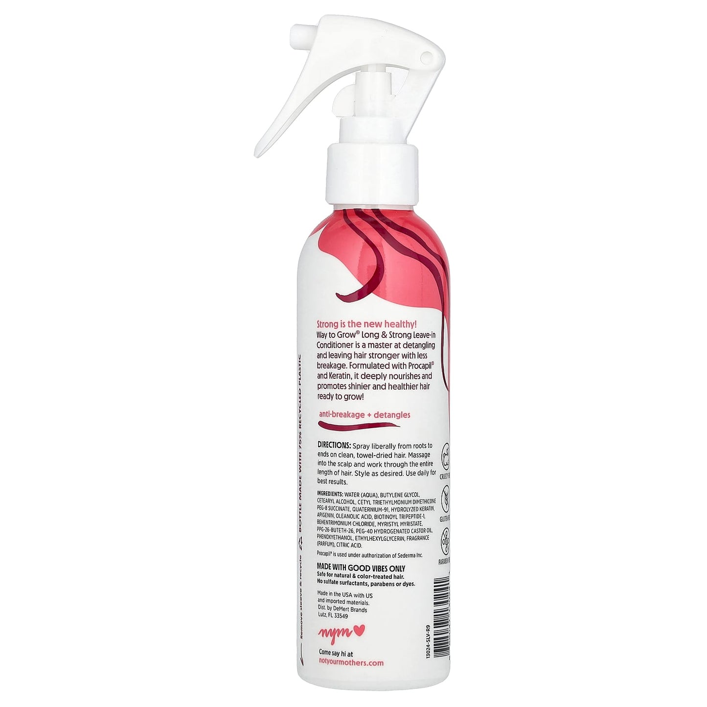 Not Your Mother's, Way To Grow, Long & Strong Leave-In Conditioner, 6 fl oz (177 ml) - Image 2