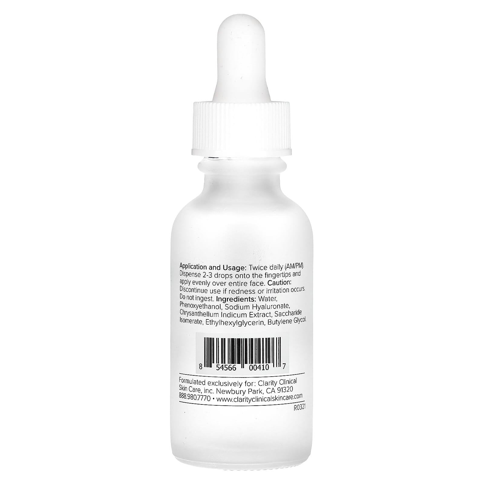 Soothe & Glow with ClarityRx Take It Easy Calming Serum 1 fl oz (30 ml) - Image 2