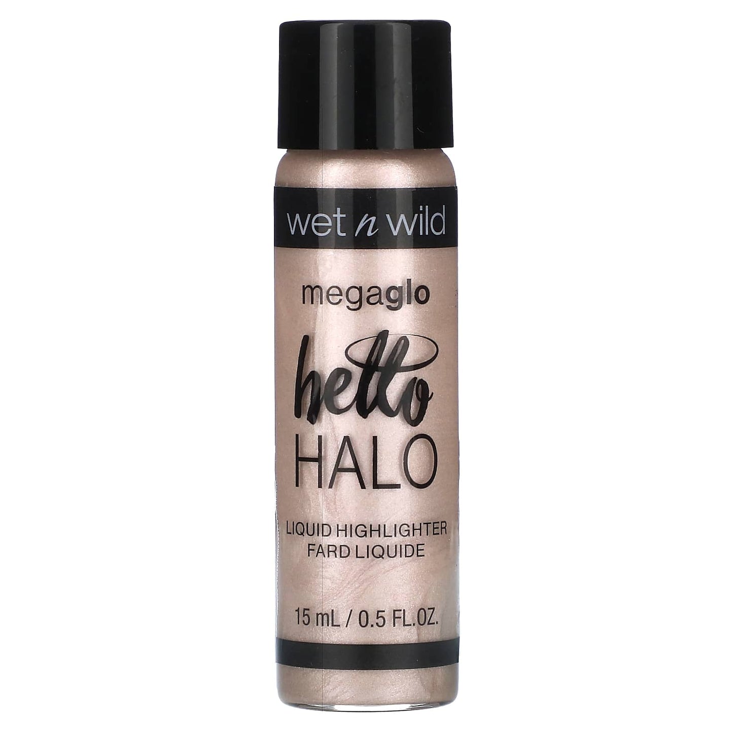 wet n wild, MegaGlo, Hello Halo Liquid Highlighter, 304A Halo, Goodbye, 0.5 fl oz (15 ml) - Image 1