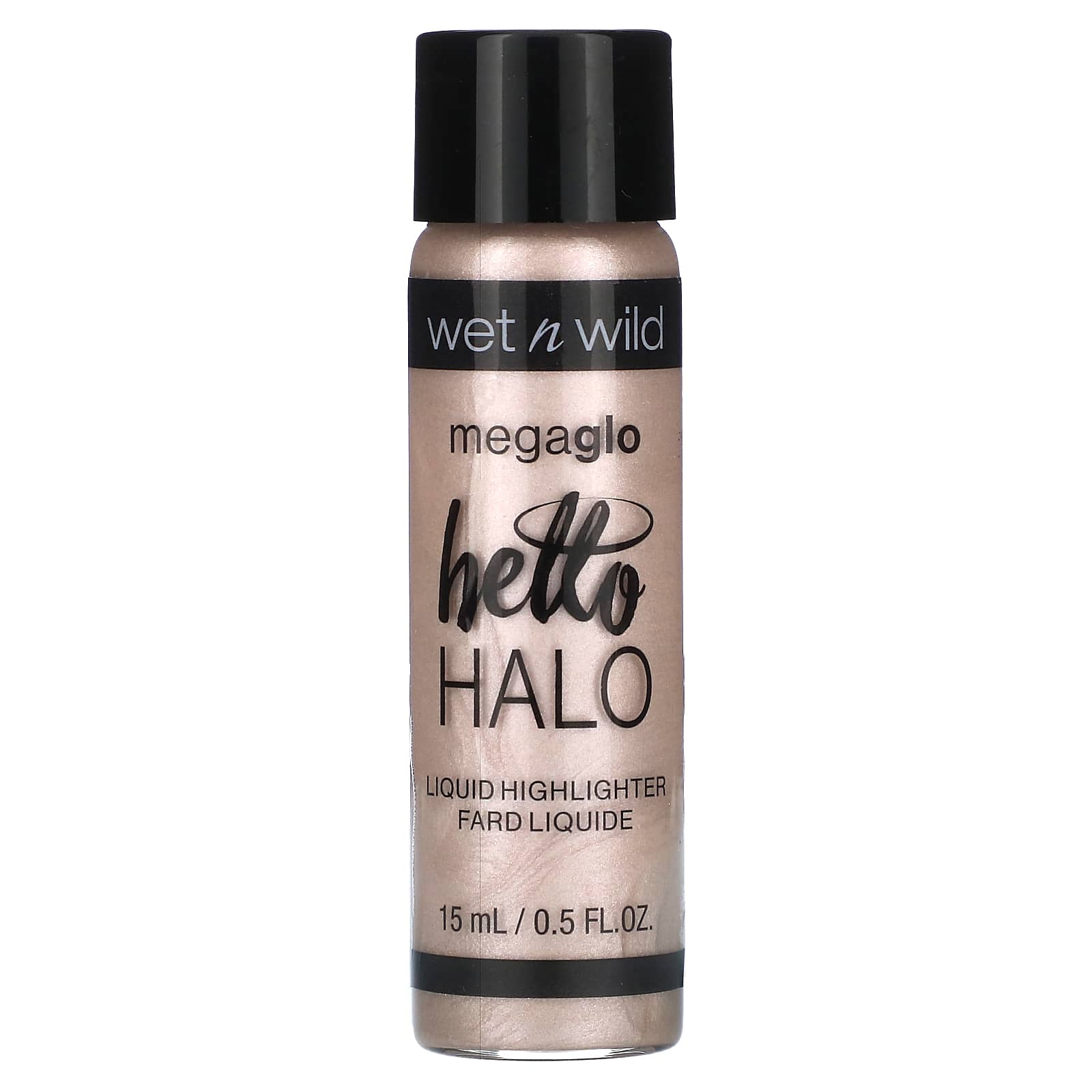 wet n wild, MegaGlo, Hello Halo Liquid Highlighter, 304A Halo, Goodbye, 0.5 fl oz (15 ml) - Image 1