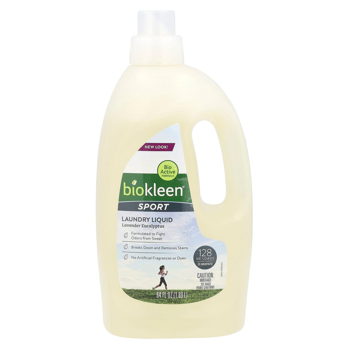Biokleen Lavender Eucalyptus Laundry Liquid 64 fl oz - 128 Loads - Image 1