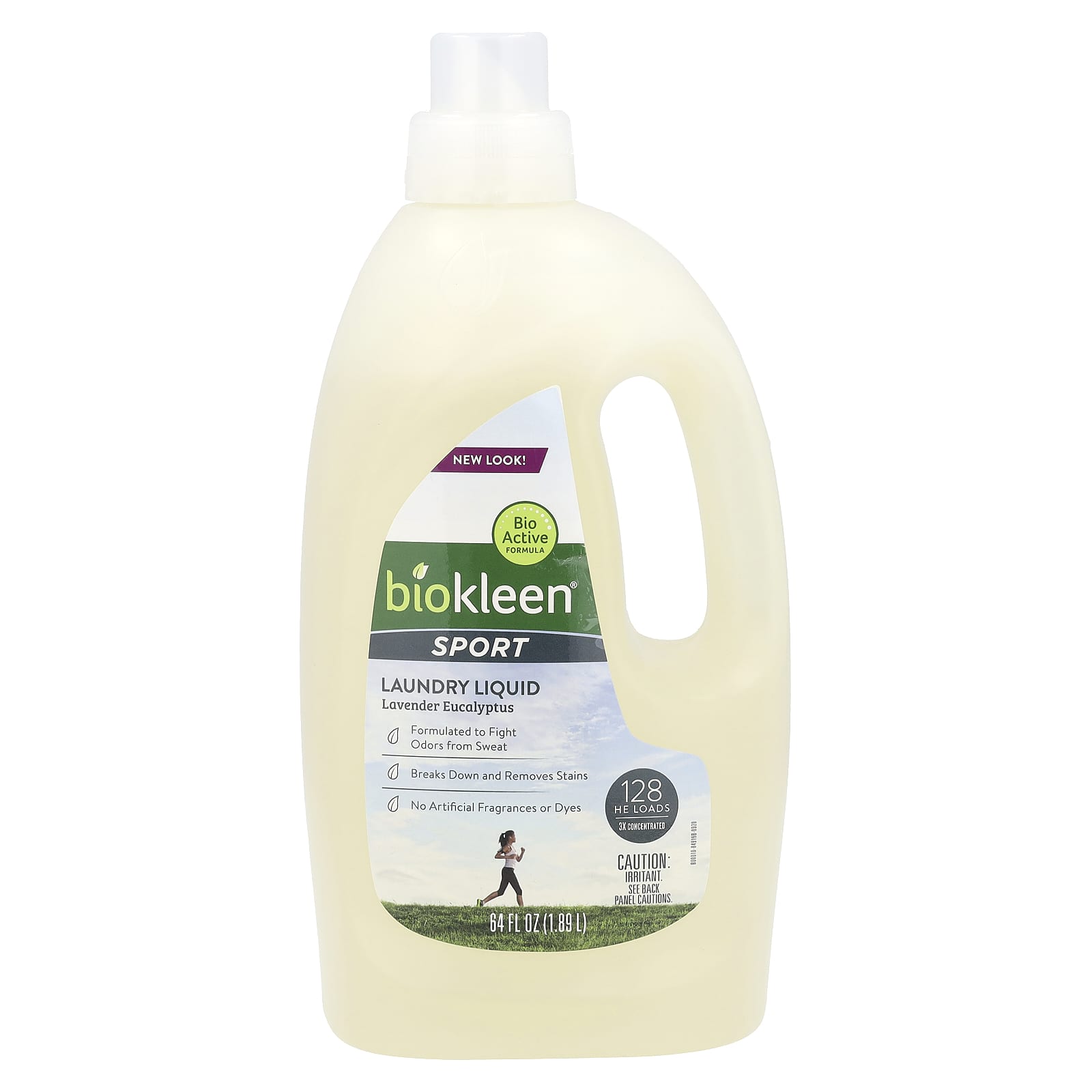 Biokleen Lavender Eucalyptus Laundry Liquid 64 fl oz - 128 Loads - Image 1