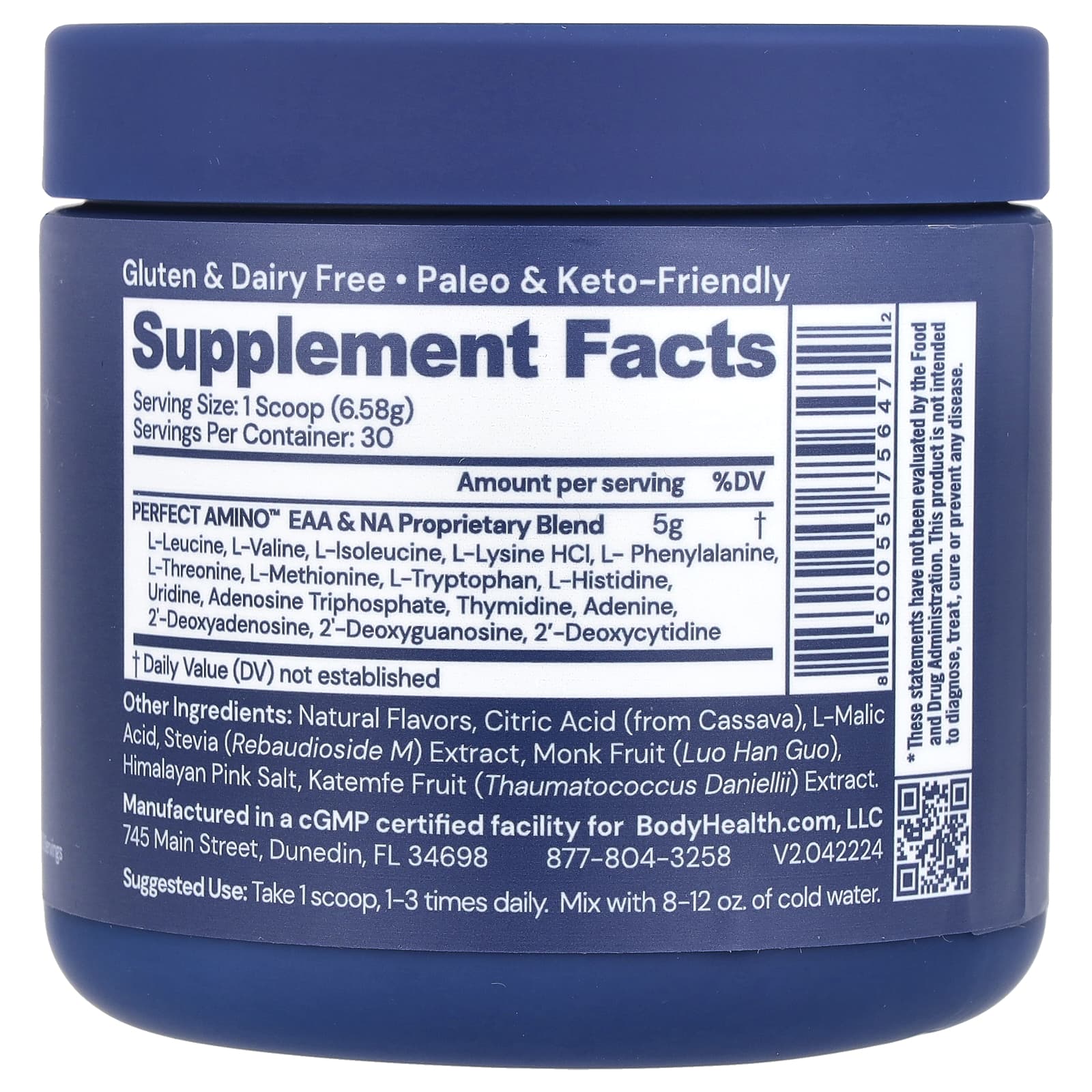 Maximize Lean Muscle & Recovery with BodyHealth Perfect Amino - Image 2