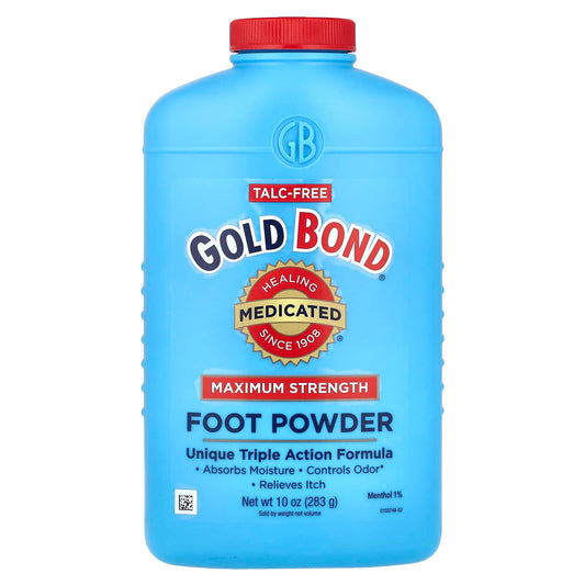 Gold Bond Maximum Strength Medicated Foot Powder - 10 oz - Image 1