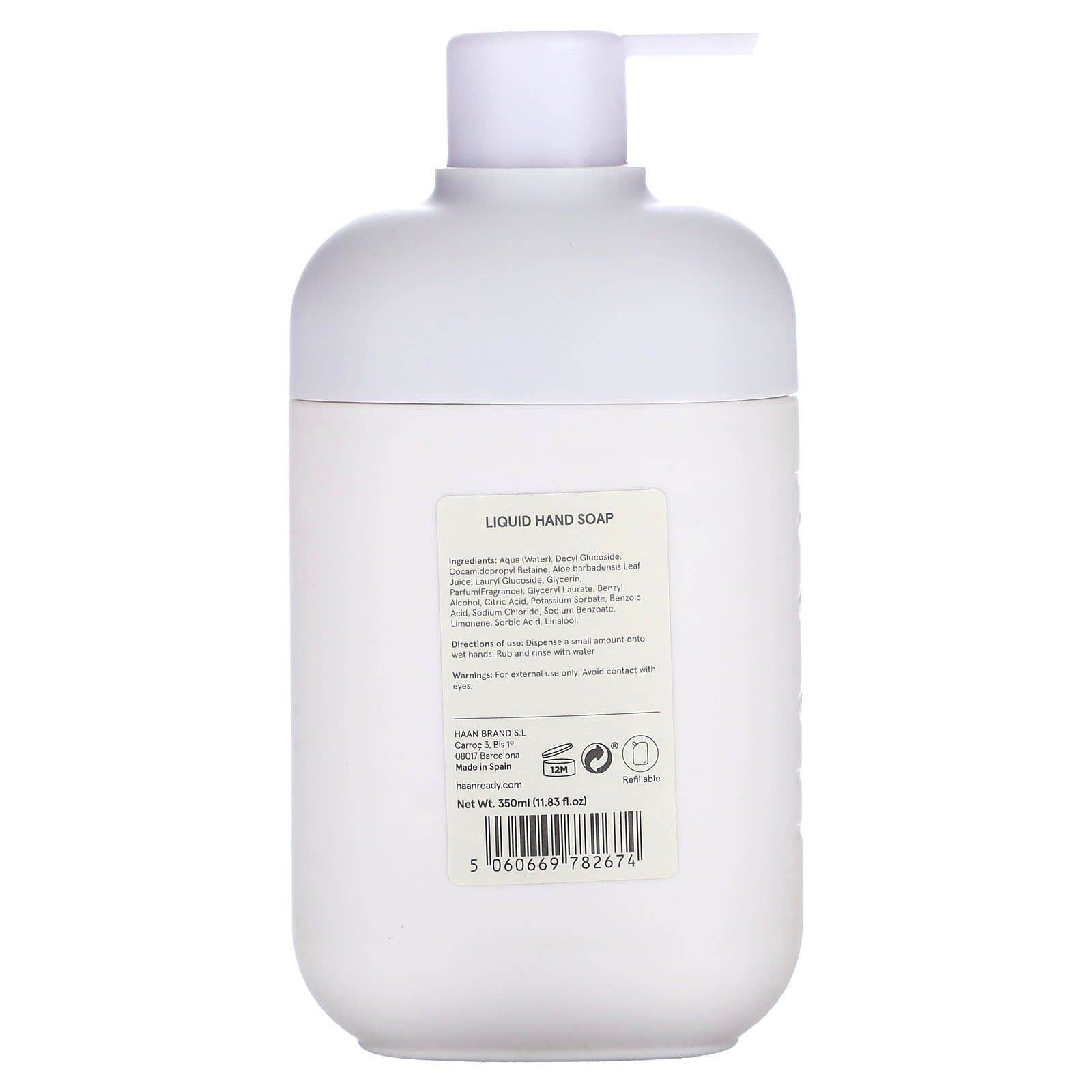 Haan Hand Soap, Refreshing Margarita Spirit, 11.83 fl oz - Image 2