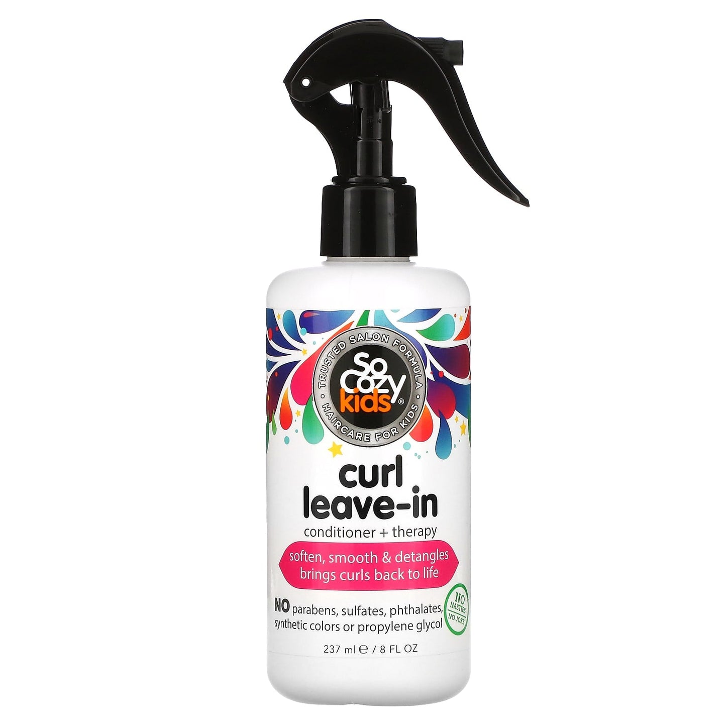 SoCozy, Kids, Curl Leave-in Conditioner + Therapy,  8 fl oz (237 ml) - Image 1