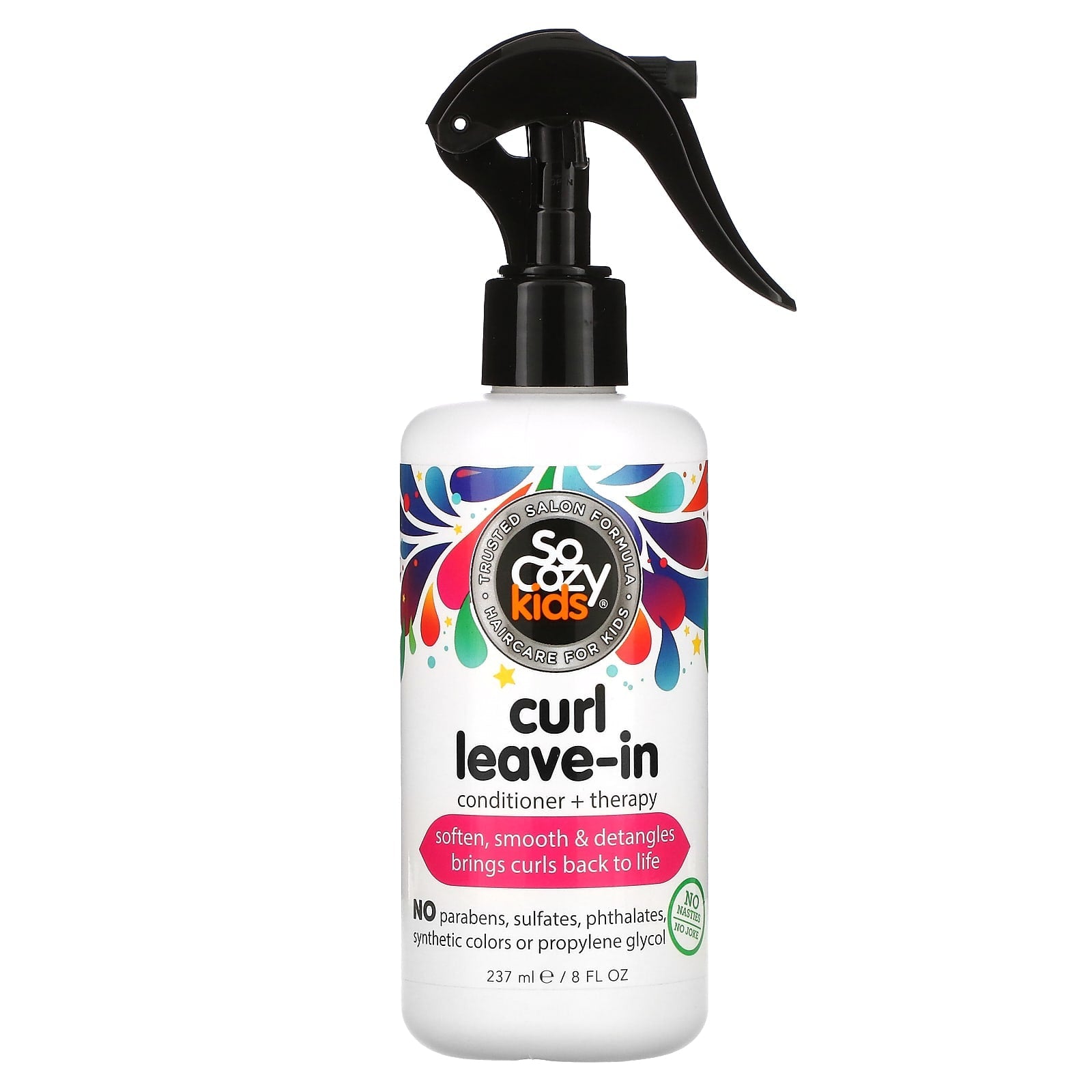 SoCozy, Kids, Curl Leave-in Conditioner + Therapy,  8 fl oz (237 ml) - Image 1