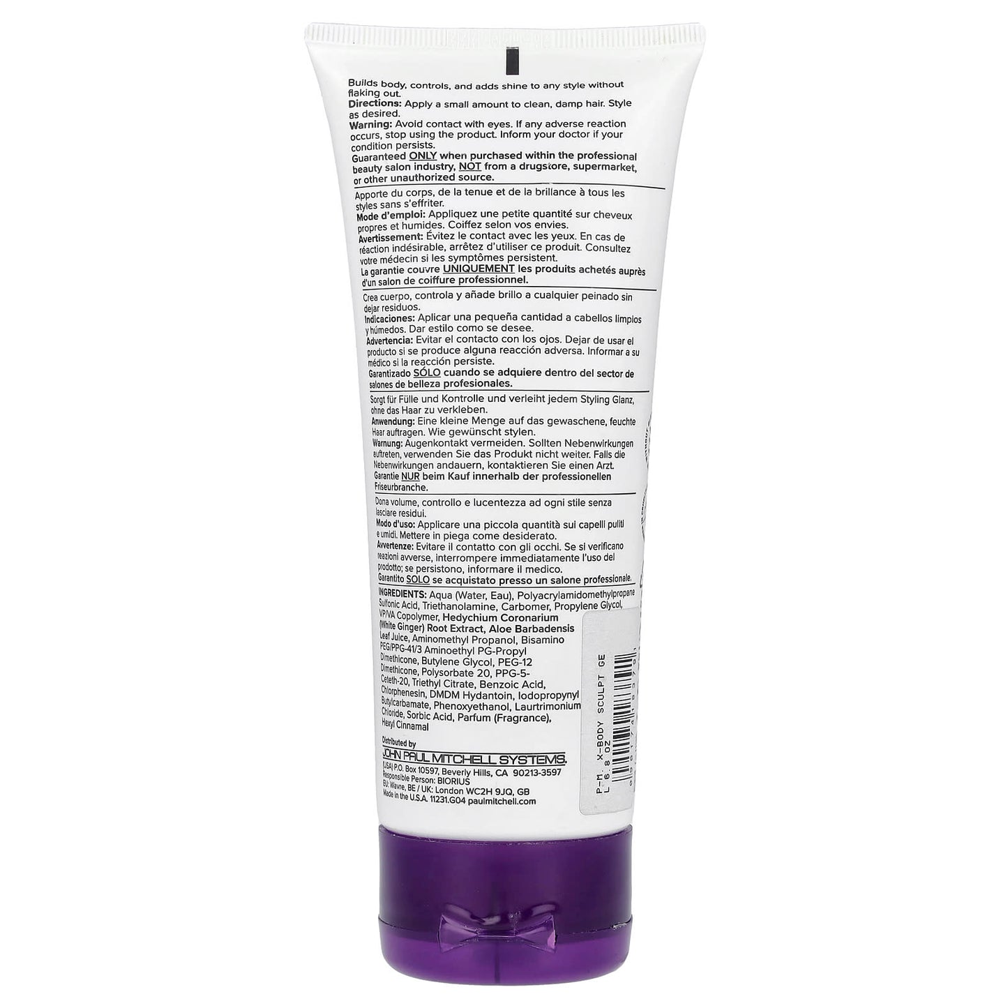 Paul Mitchell, Extra-Body Sculpting Gel®, 6.8 fl oz (200 ml) - Image 2