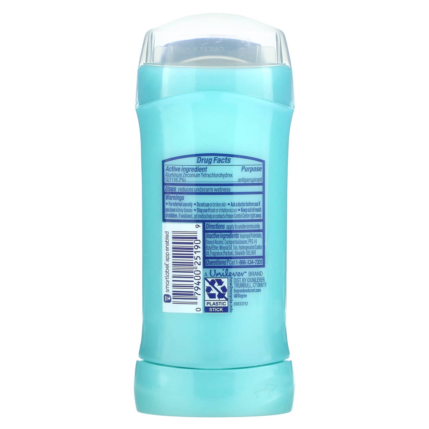 Degree Shower Clean Antiperspirant Deodorant, 48H Protection, 2.6 oz - Image 2