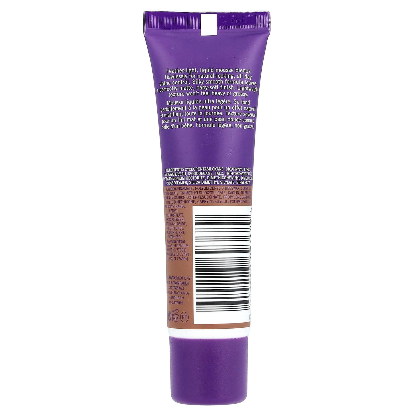 Rimmel London, Stay Matte, Full Coverage Mattifying Foundation, 504 Deep Mocha, 1 fl oz (30 ml) - Image 2