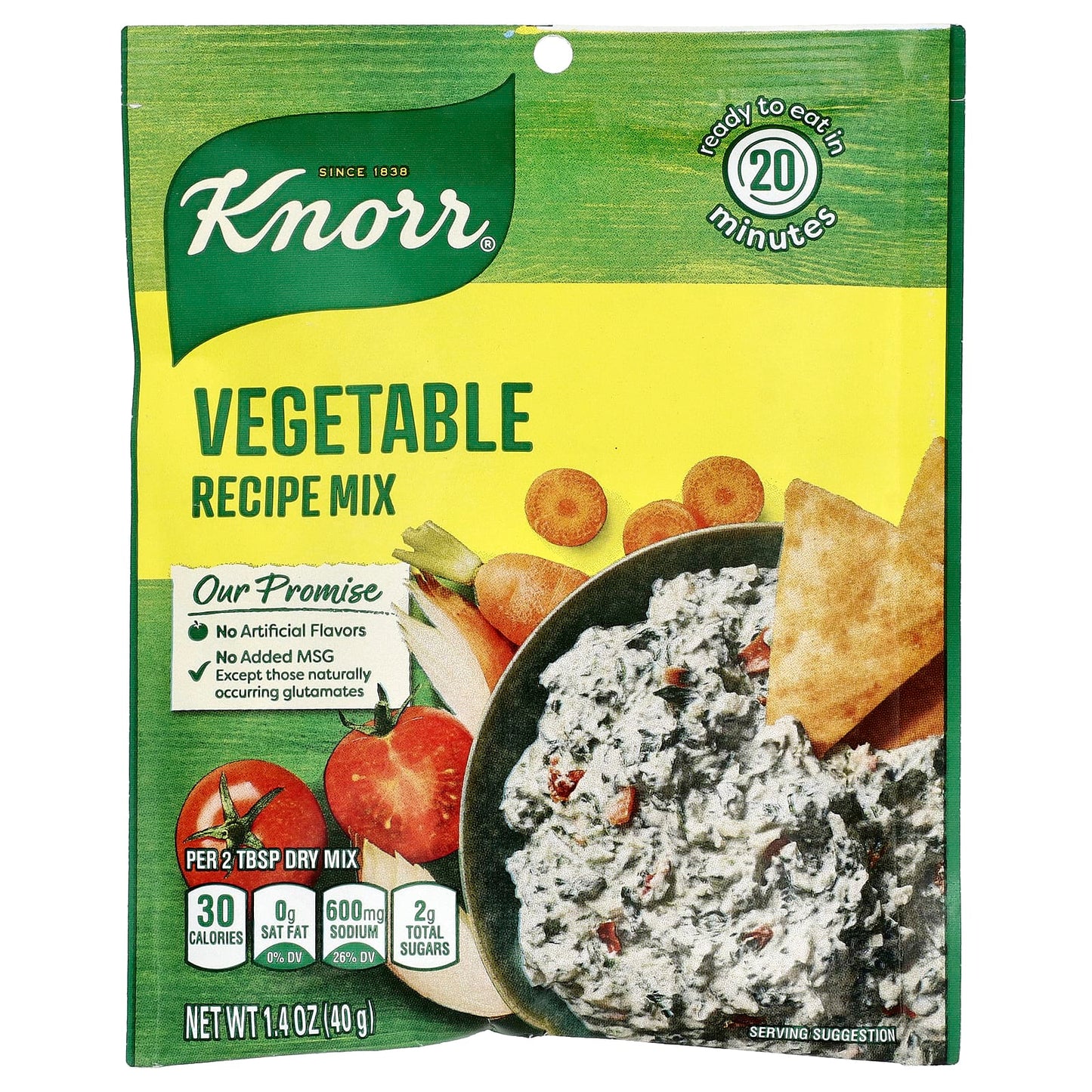 Knorr, Vegetable Recipe Mix, 1.4 oz (40 g) - Image 1