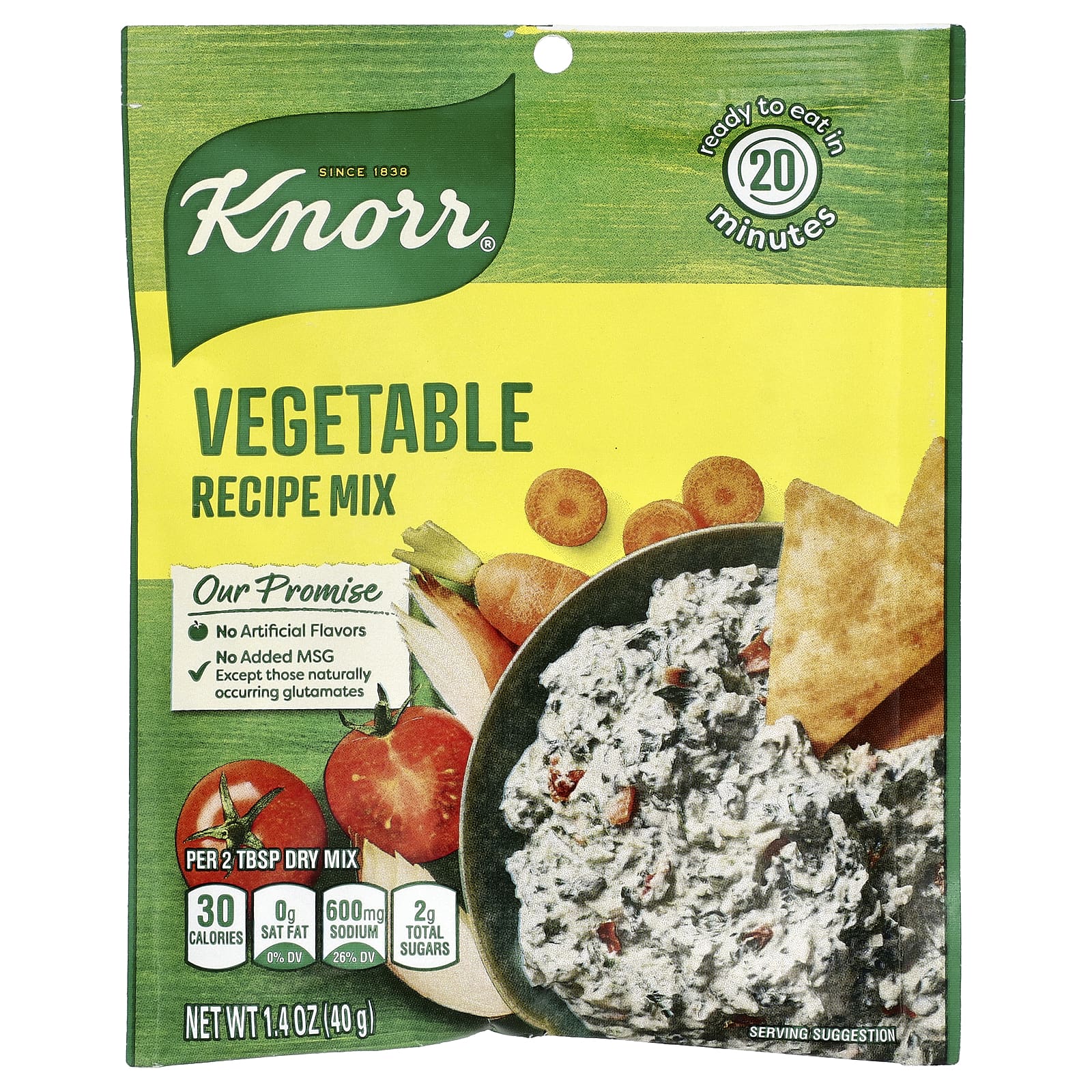 Knorr, Vegetable Recipe Mix, 1.4 oz (40 g) - Image 1