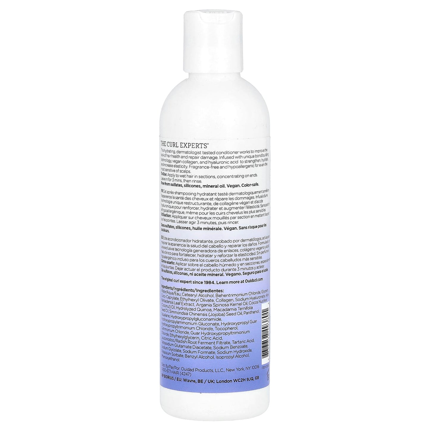 Ouidad, Unbreakable Bonds™, Bond Building Conditioner, All Curl Types, Fragrance-Free, 8.5 fl oz (250 ml) - Image 2