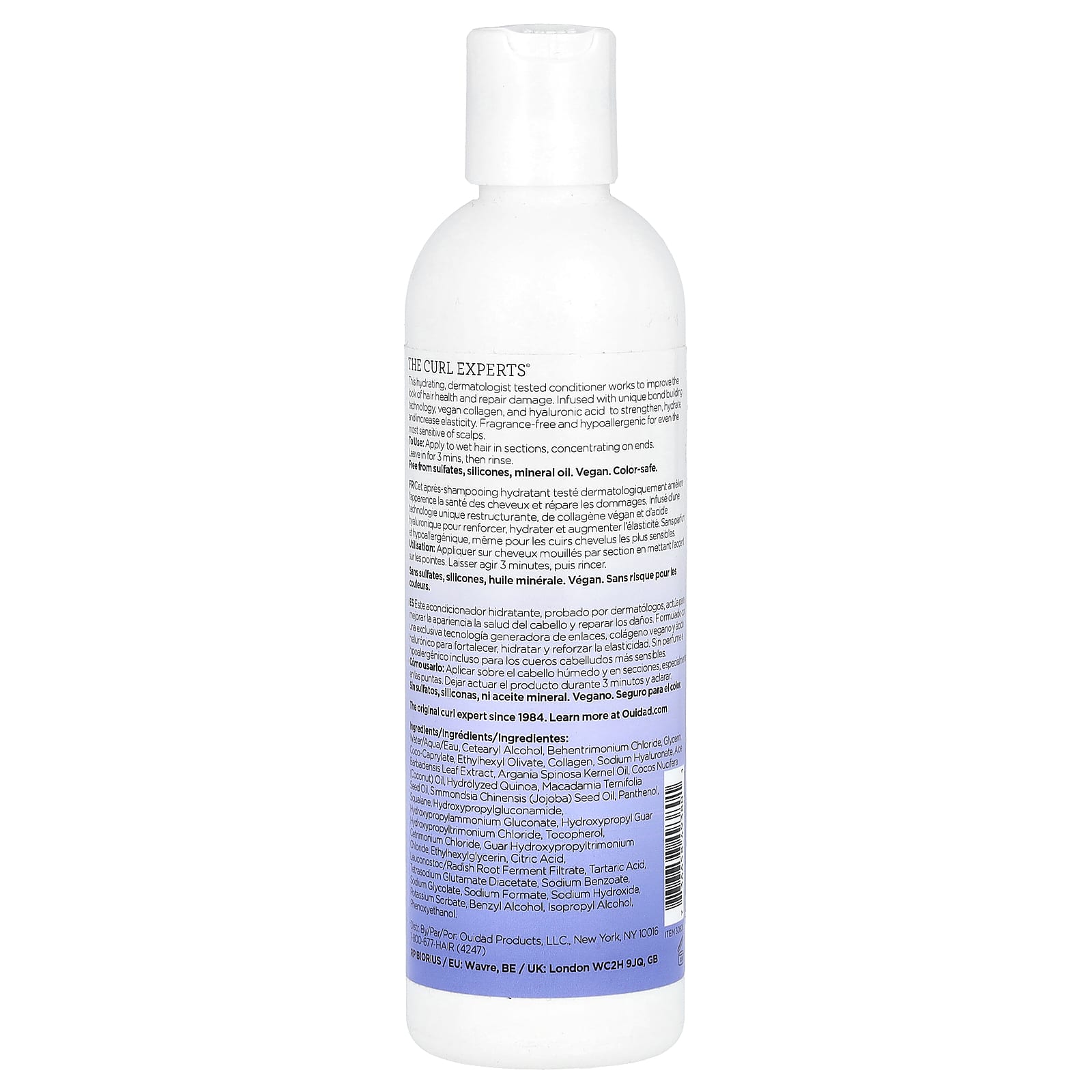 Ouidad, Unbreakable Bonds™, Bond Building Conditioner, All Curl Types, Fragrance-Free, 8.5 fl oz (250 ml) - Image 2