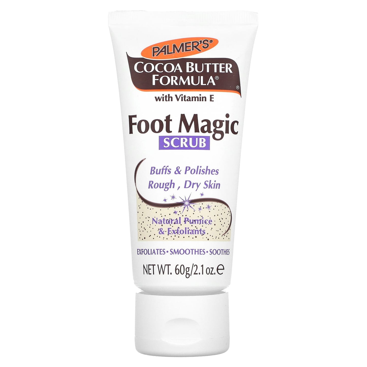 Palmer's, Coconut Butter Formula® with Vitamin E, Foot Magic Scrub, 2.1 oz (60 g) - Image 1