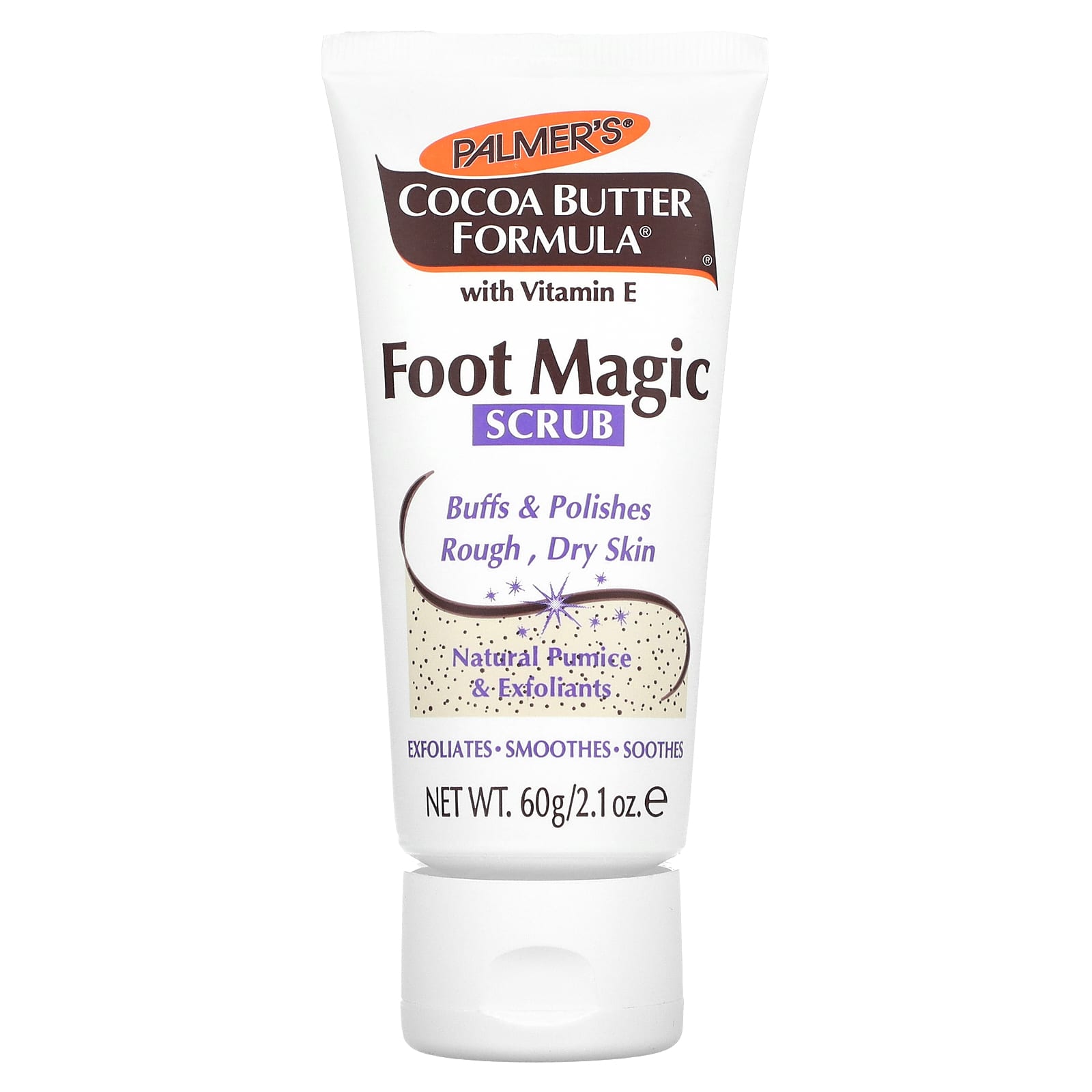 Palmer's, Coconut Butter Formula® with Vitamin E, Foot Magic Scrub, 2.1 oz (60 g) - Image 1