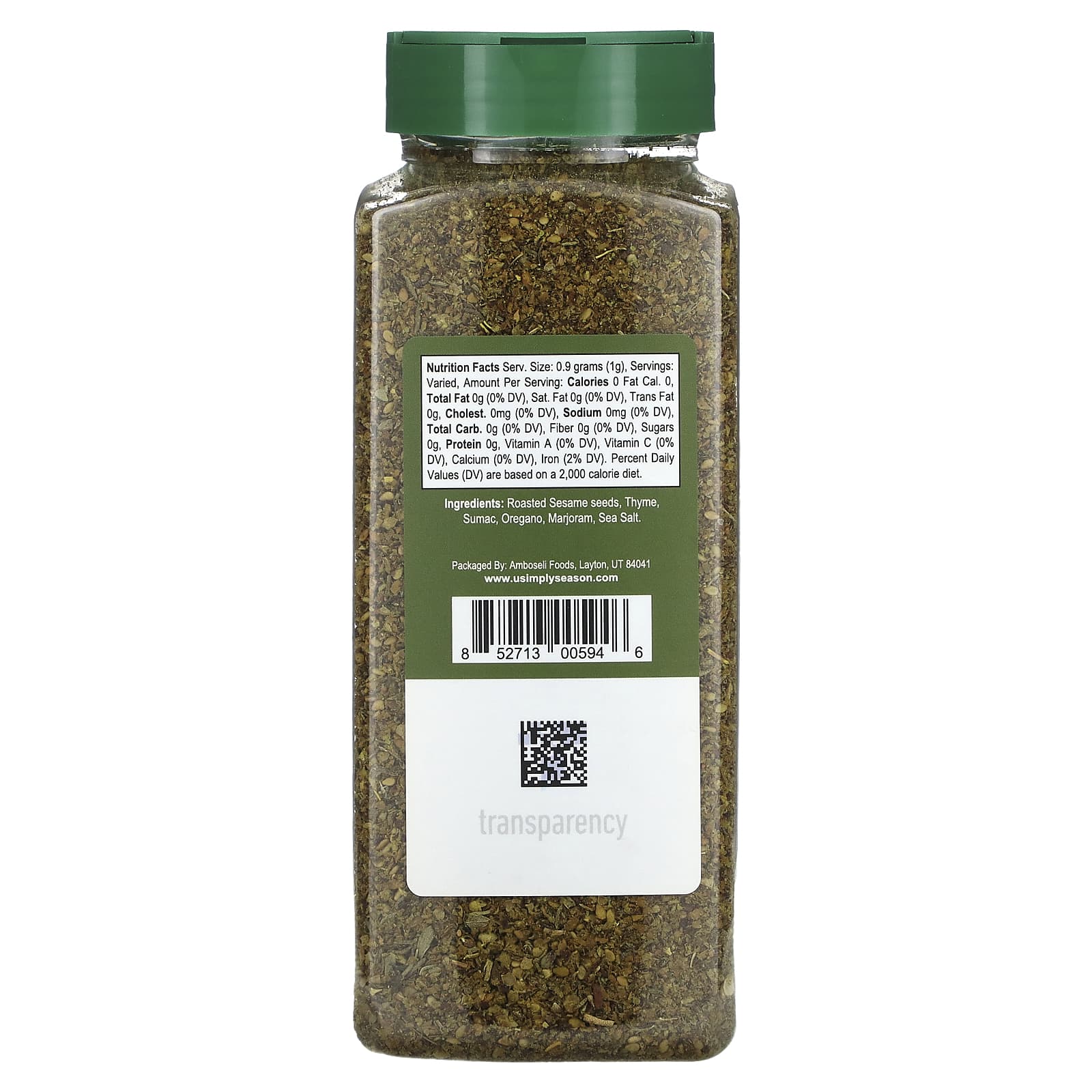 USimplySeason, Artisan Spice Blend, Tangy Za'atar, 16 oz (453 g) - Image 2