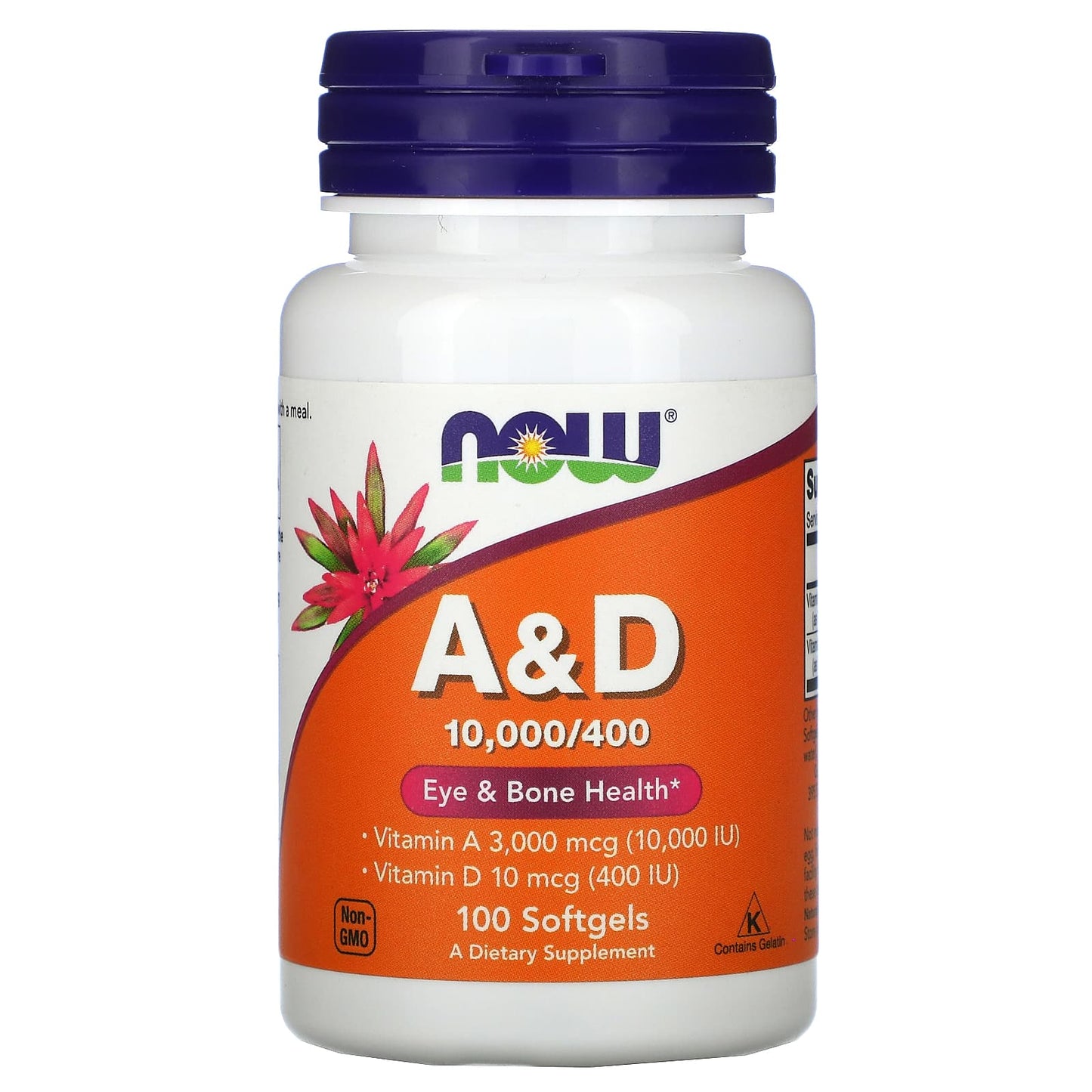 NOW Foods, A&D, 100 Softgels - Image 1