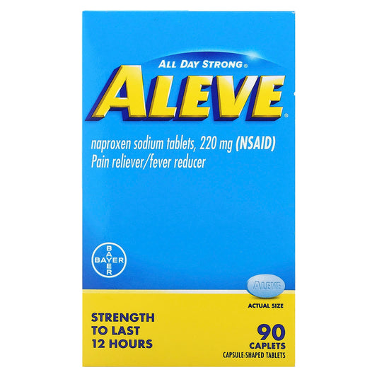 Aleve Pain Reliever & Fever Reducer, 90 Caplets - Image 1