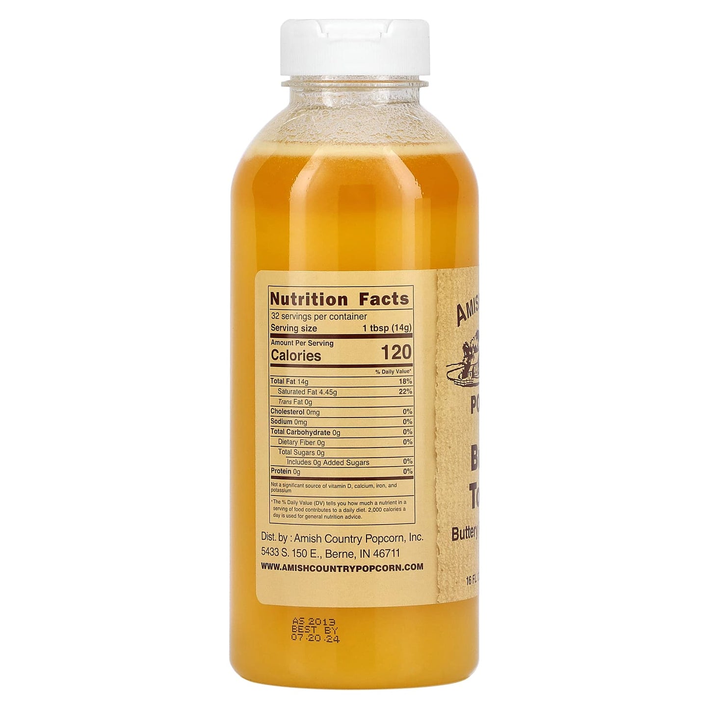 Buttery Popcorn Topping by Amish Country Popcorn, 16 fl oz - Image 2