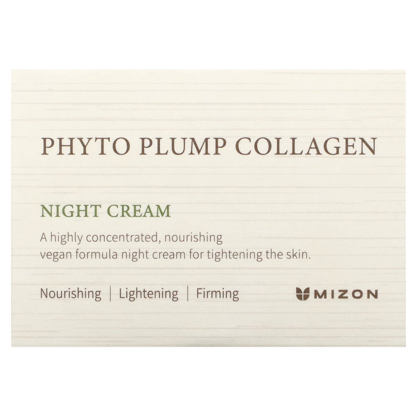 Mizon, Phyto Plump Collagen, Night Cream, 1.69 fl oz (50 ml) - Image 2