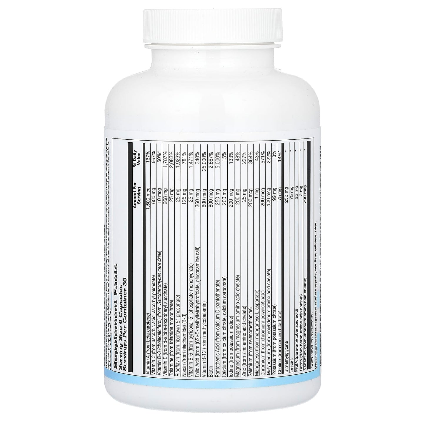 Nutra BioGenesis, UltraGenesis Without Copper or Iron, 180 Capsules - Image 2
