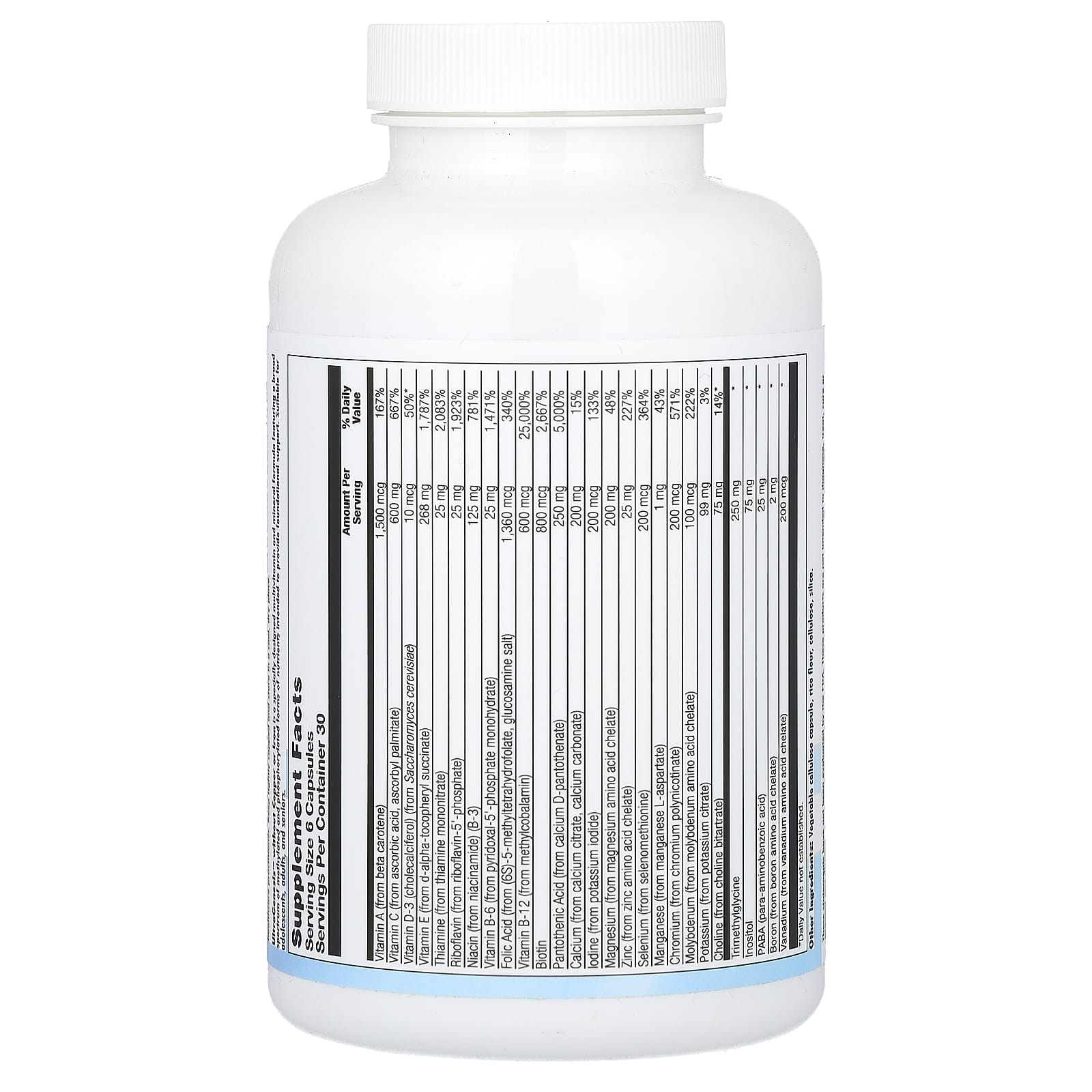 Nutra BioGenesis, UltraGenesis Without Copper or Iron, 180 Capsules - Image 2