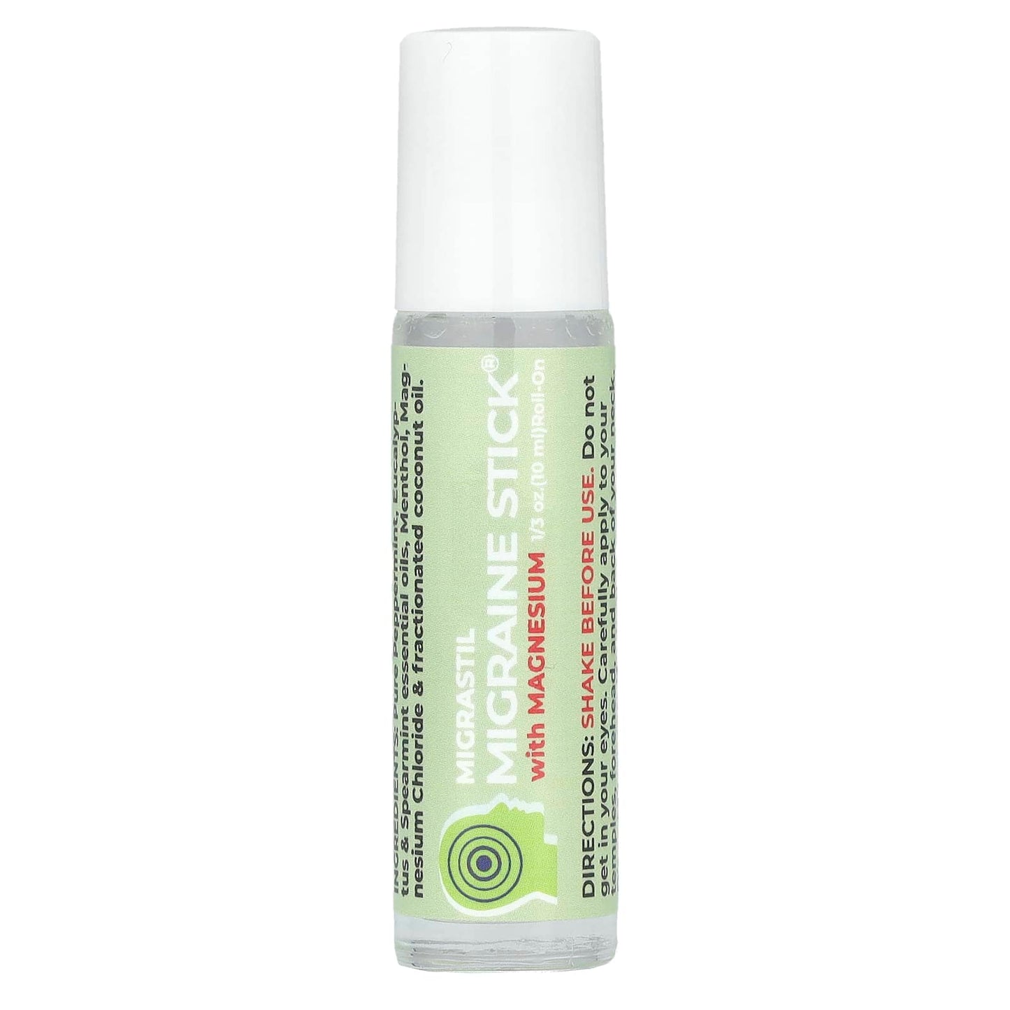 Migrastil, Migraine Stick® with Magnesium, 0.33 oz (10 ml) - Image 1