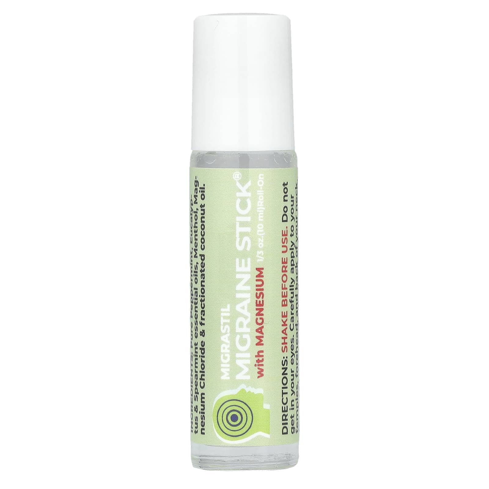 Migrastil, Migraine Stick® with Magnesium, 0.33 oz (10 ml) - Image 1