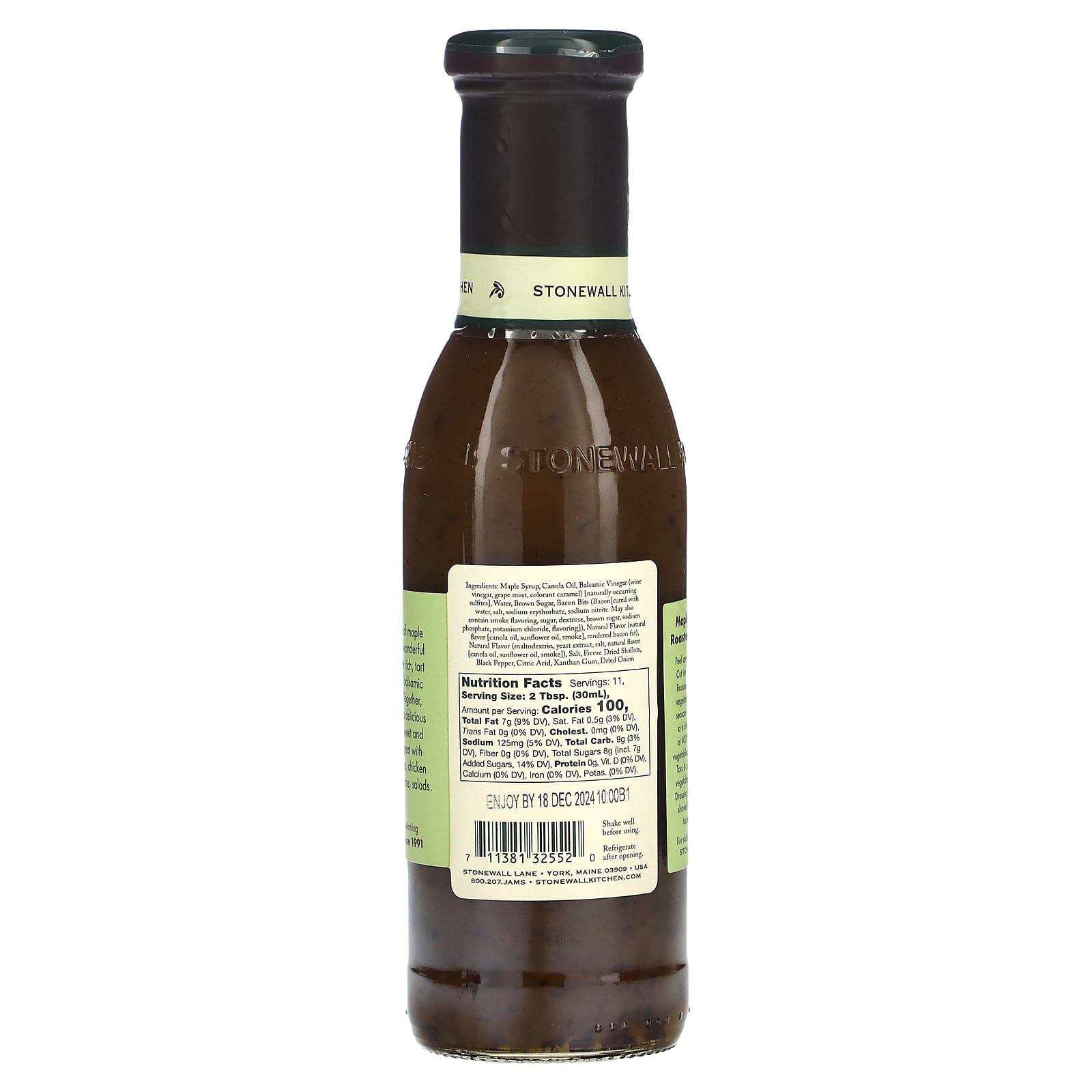 Stonewall Kitchen, Maple Bacon Balsamic Dressing, 11 fl oz (330 ml) - Image 2