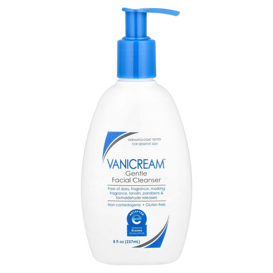 Vanicream, Gentle Facial Cleanser, For Sensitive Skin, Fragrance Free, 8 fl oz (237 ml) - Image 1