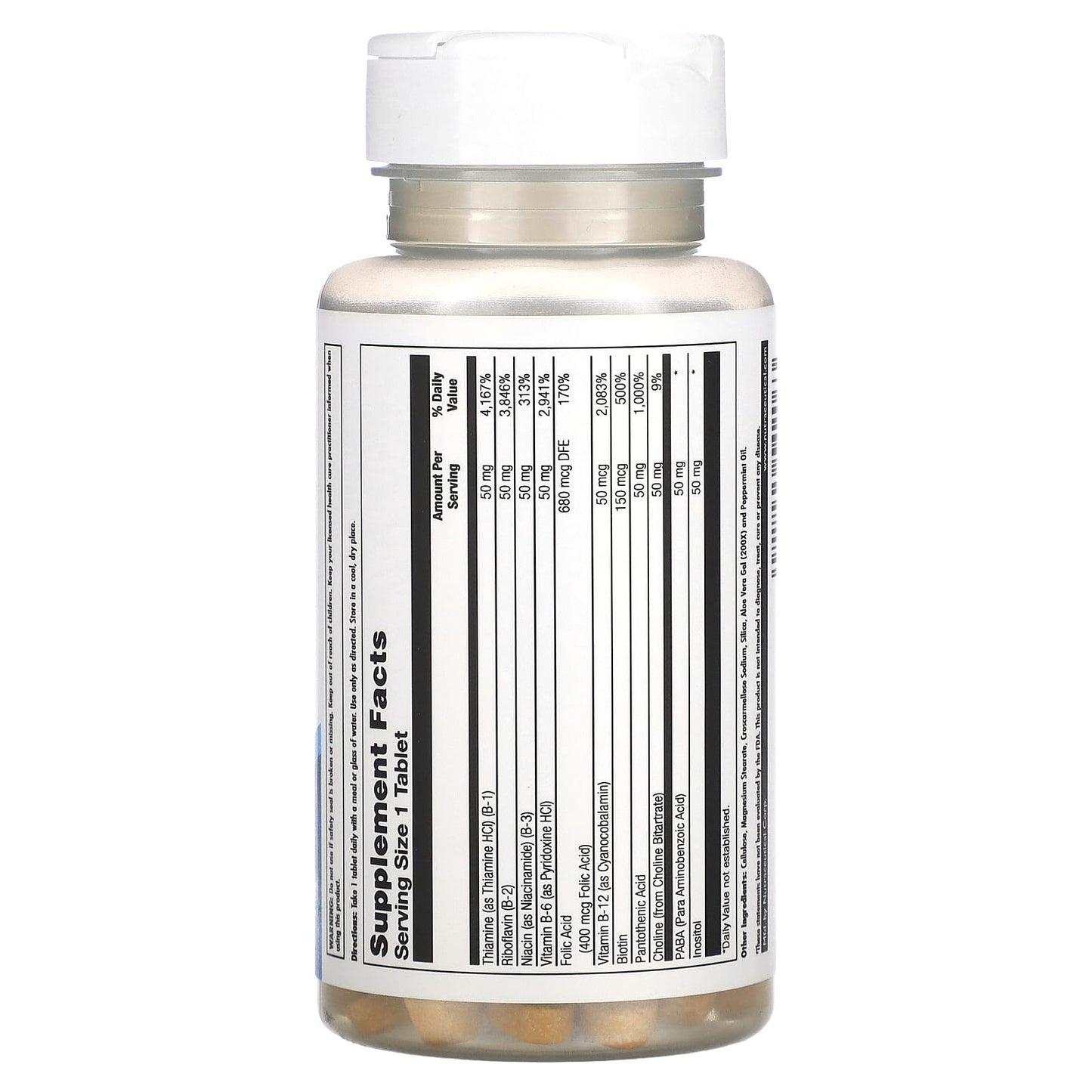KAL B-50 Complex Energy Support Tablets, 50 Count - Image 2