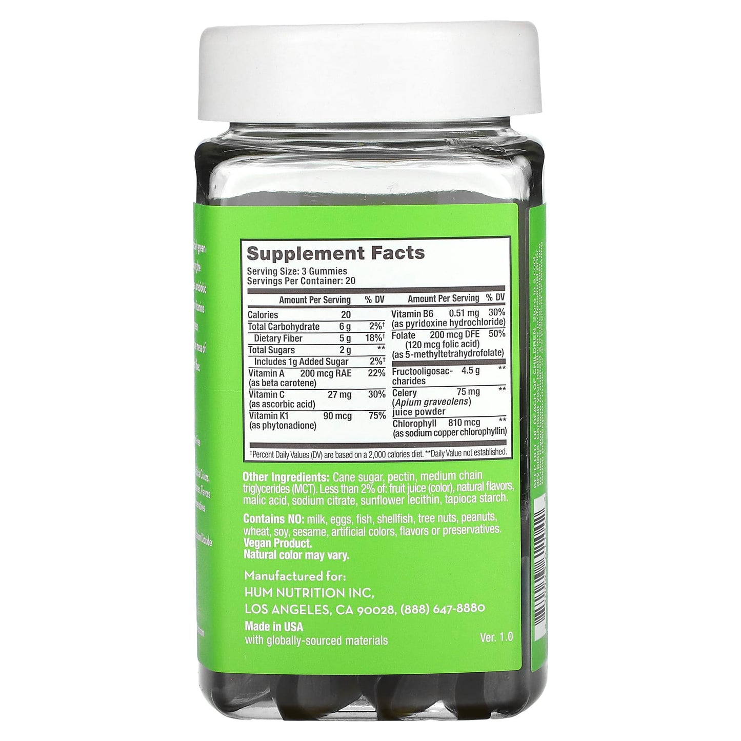 Boost Your Gut Health with HUM Nutrition's Green Fiber Gummies - Image 2