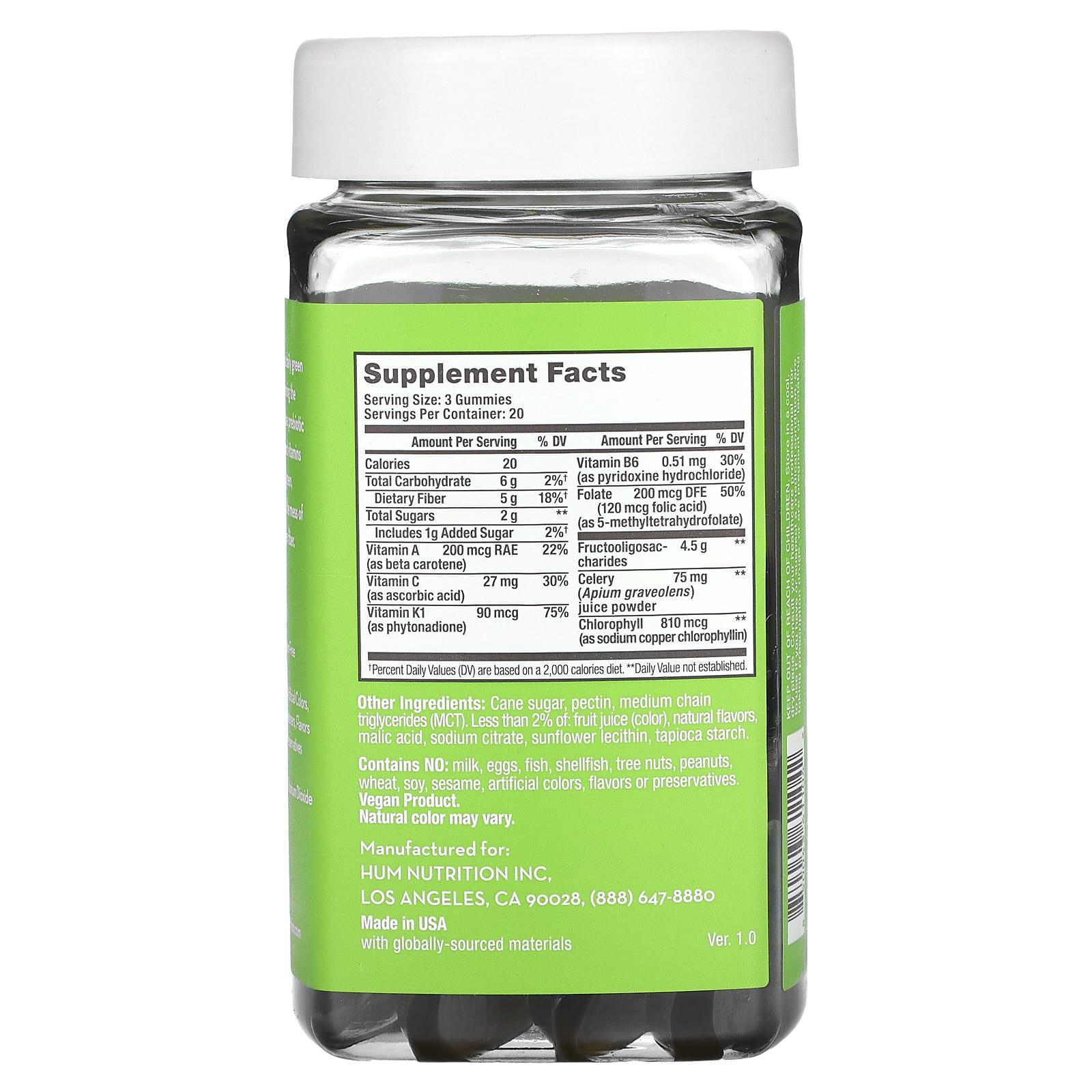 Boost Your Gut Health with HUM Nutrition's Green Fiber Gummies - Image 2