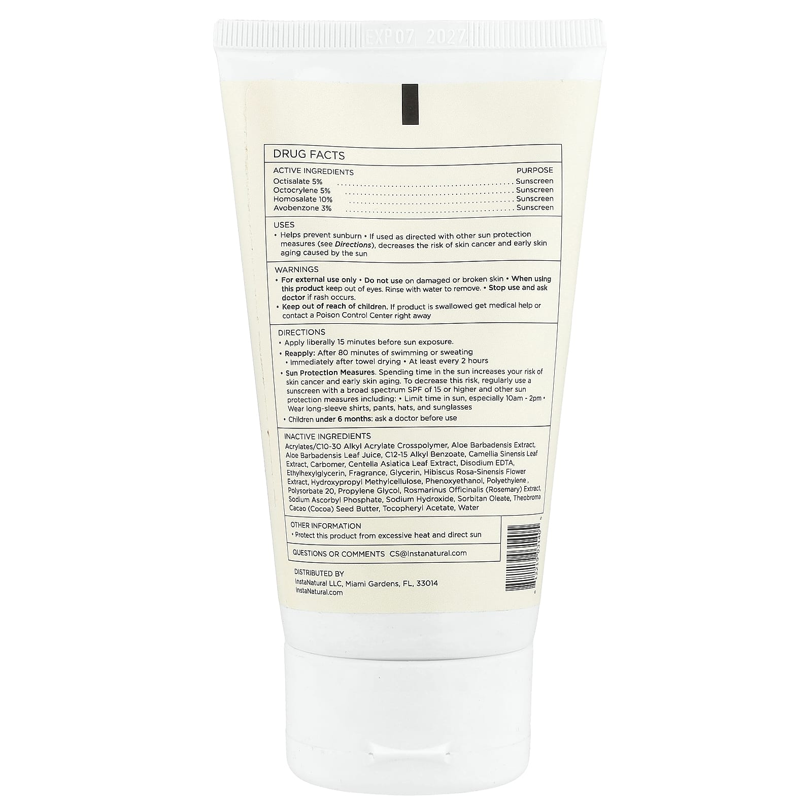 InstaNatural Vitamin C SPF 50 Lotion, 5 fl oz - Broad Spectrum Sun Protection - Image 2