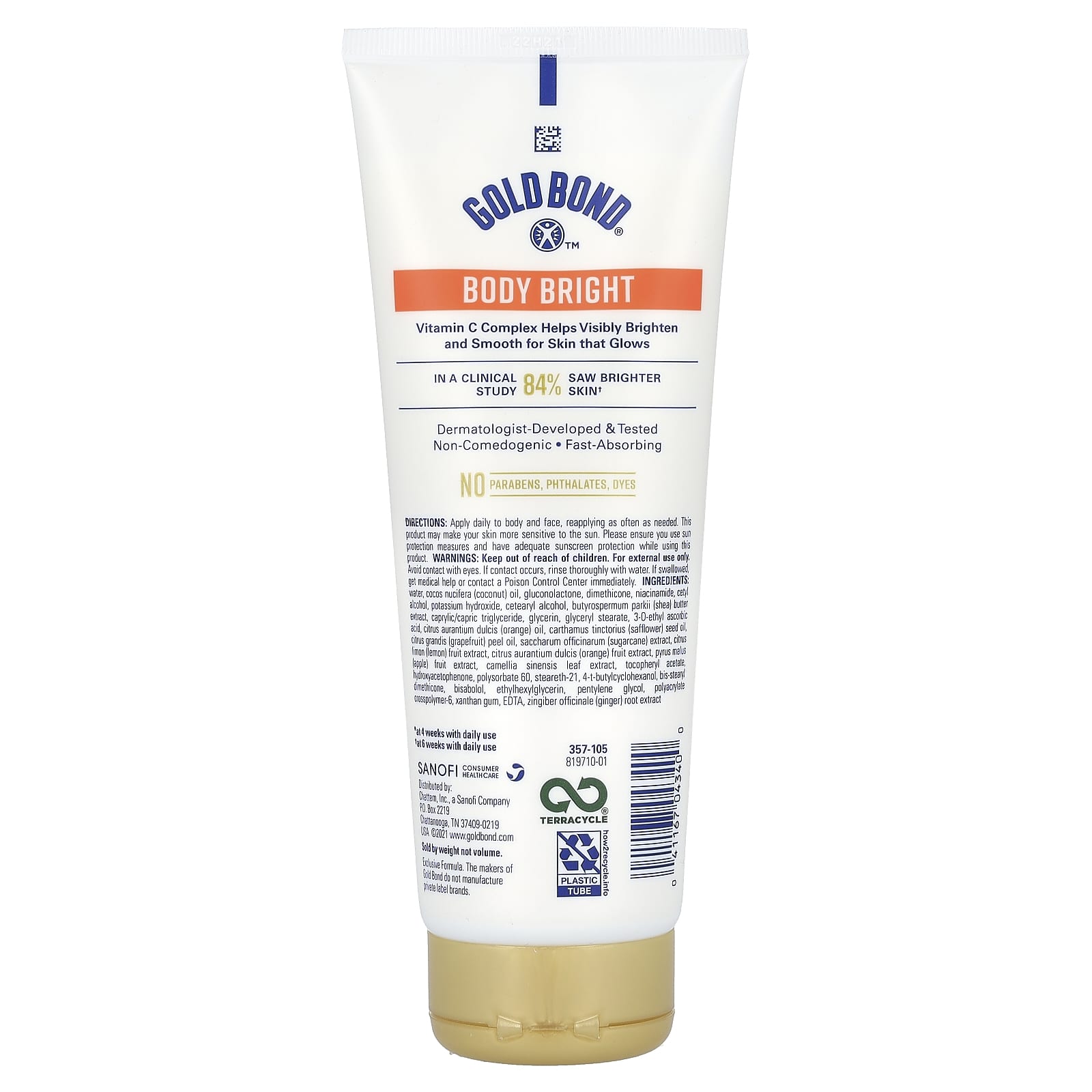 Gold Bond Body Bright Daily Lotion for Normal to Dry Skin, 8oz - Image 2