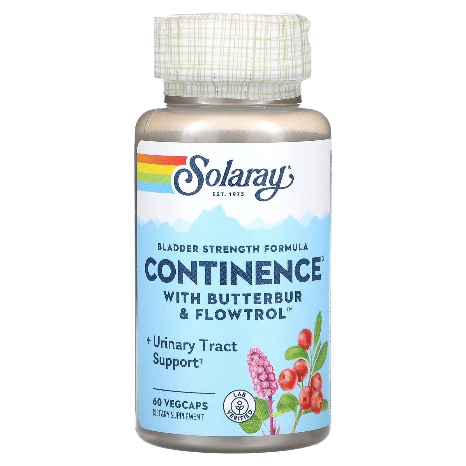 Solaray, Continence, 60 VegCaps - Image 1
