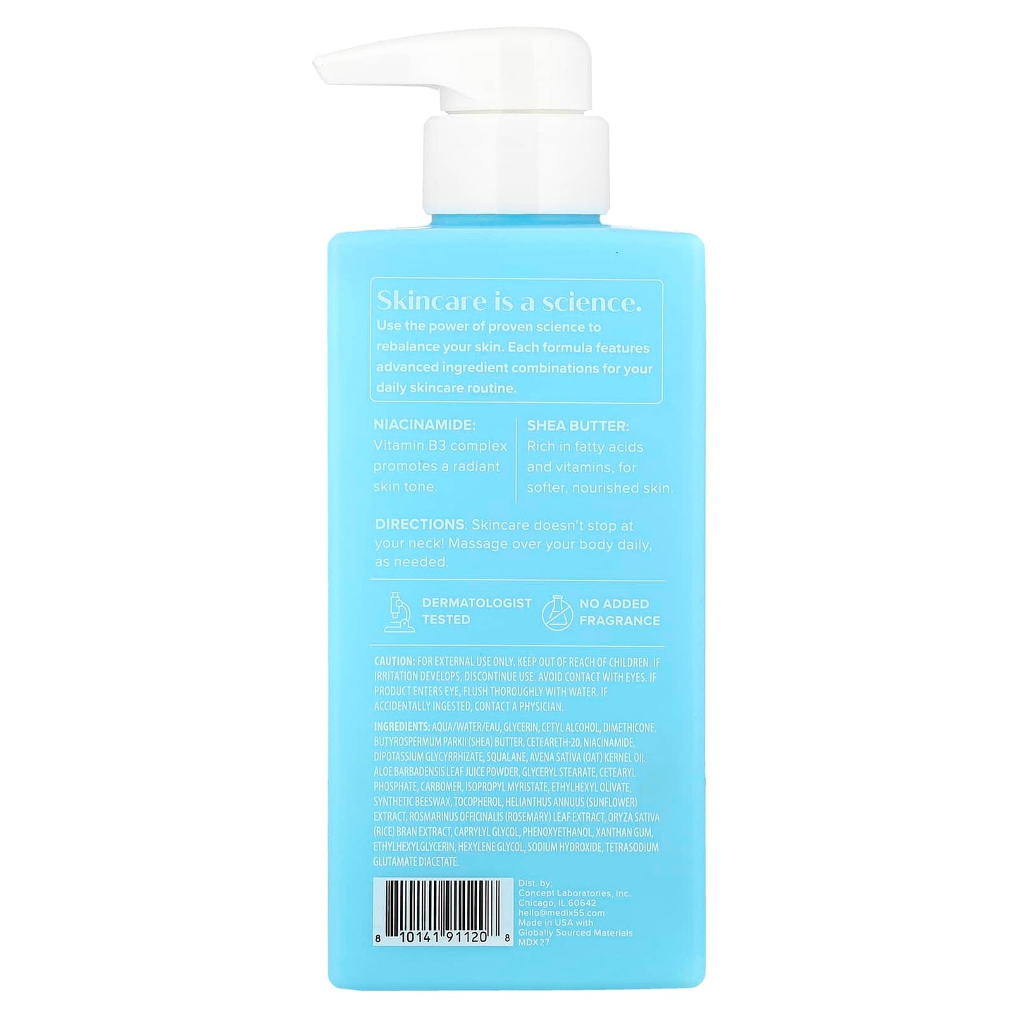 Medix 5.5, Body Cream, Niacinamide + Shea Butter, 15 fl oz (444 ml) - Image 2