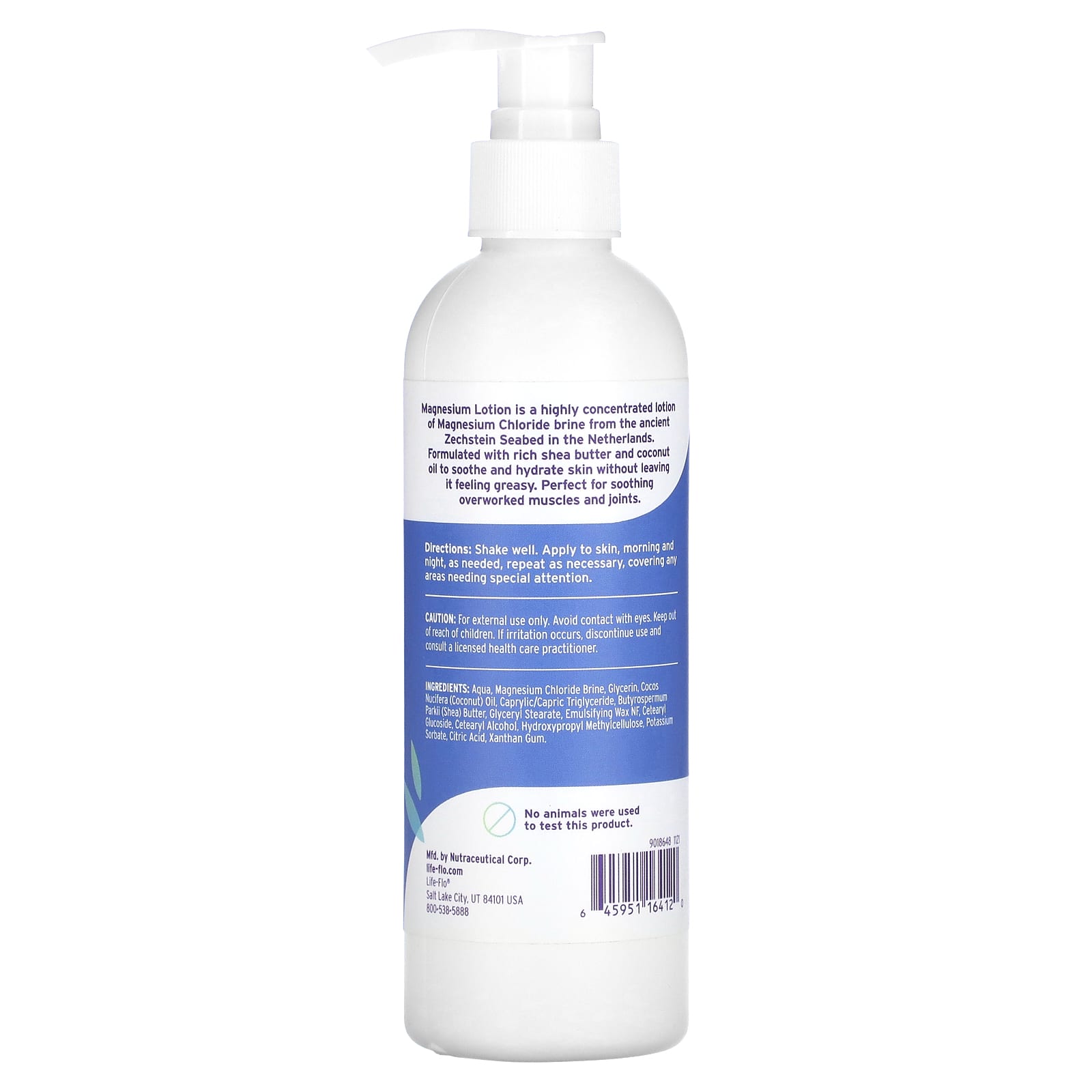 Life-flo, Magnesium Lotion, Highly Concentrated, Unscented, 8 fl oz (237 ml) - Image 2