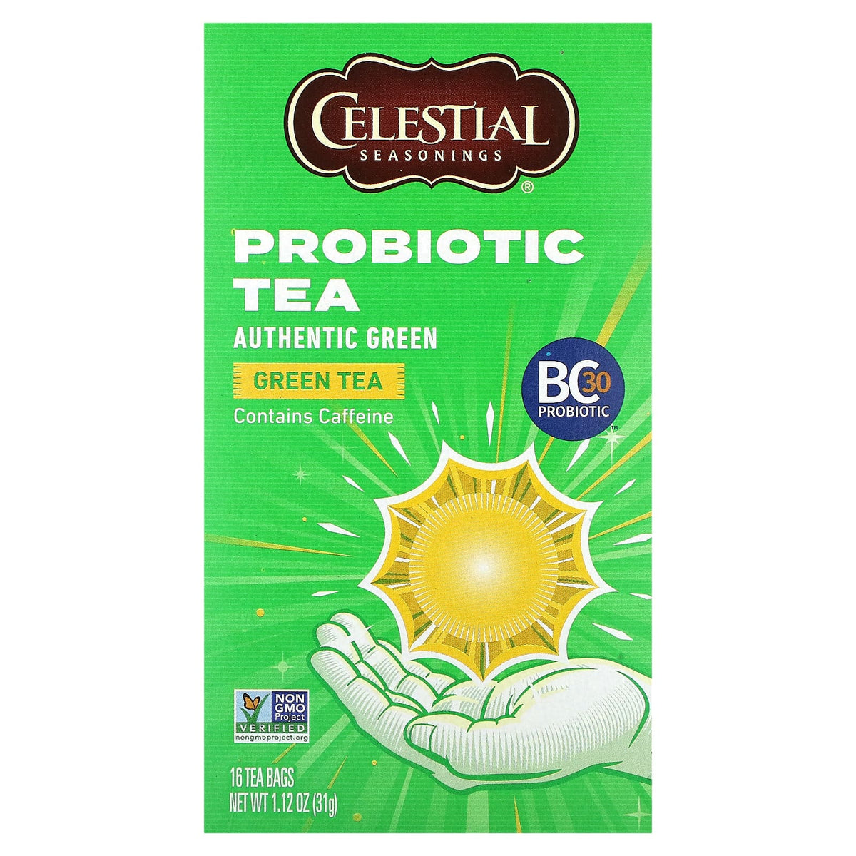 Probiotic Green Tea for Everyday Wellness by Celestial Seasonings - Image 1