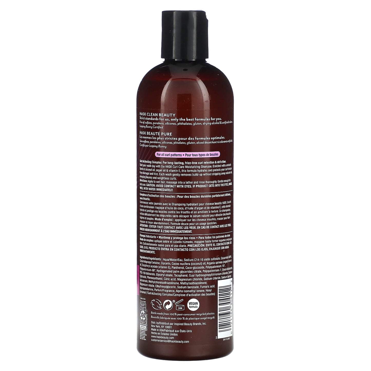 Hask Curl Care Moisturizing Shampoo for All Curl Patterns - Image 2