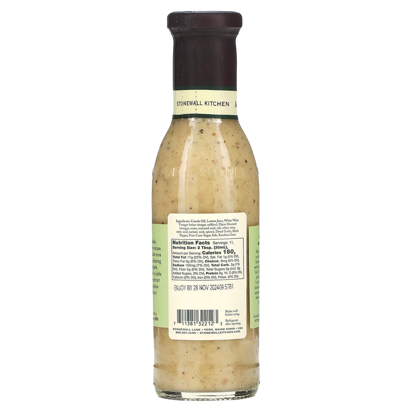 Stonewall Kitchen, Lemon Dijon Vinaigrette, 11 fl oz (330 ml) - Image 2