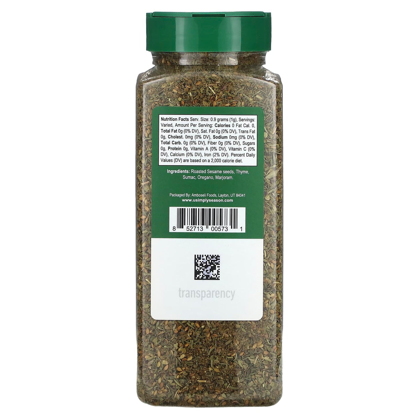 USimplySeason, Artisan Spice Blend, Original Za'atar, 16 oz (453 g) - Image 2