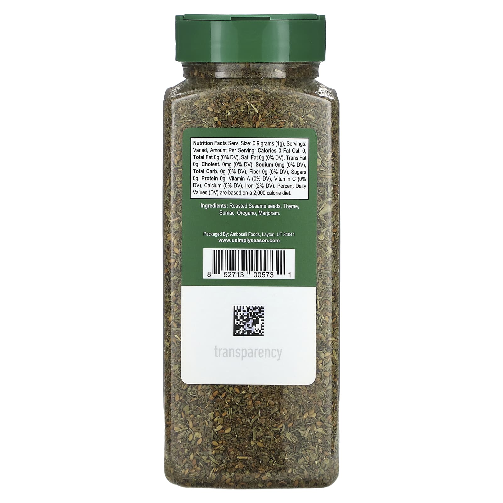 USimplySeason, Artisan Spice Blend, Original Za'atar, 16 oz (453 g) - Image 2