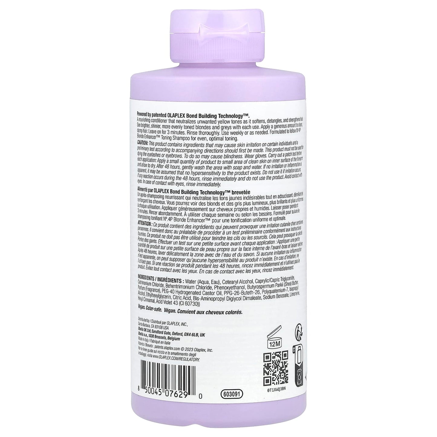 Olaplex, N° 5P Blonde Enhancer™ Toning Conditioner, 8.5 fl oz (250 ml) - Image 2